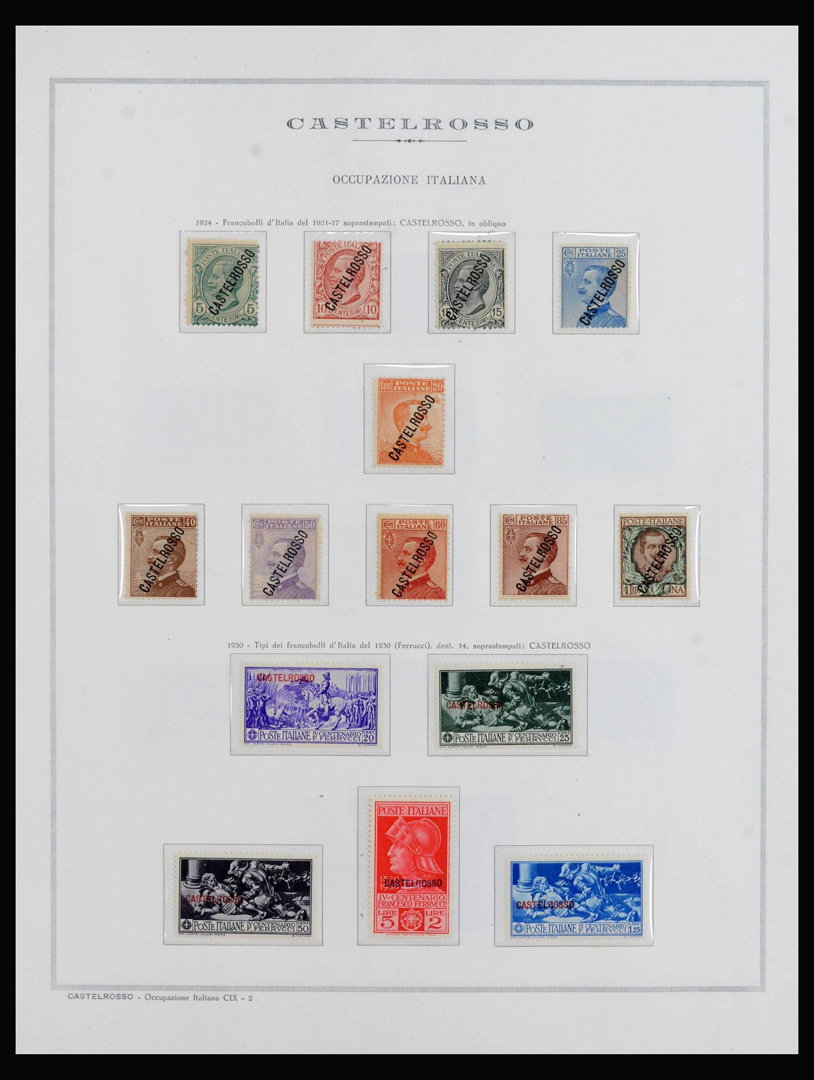 40000 0019 - Postzegelverzameling 40000 Italiaanse kolonien compleet 1893-1960.