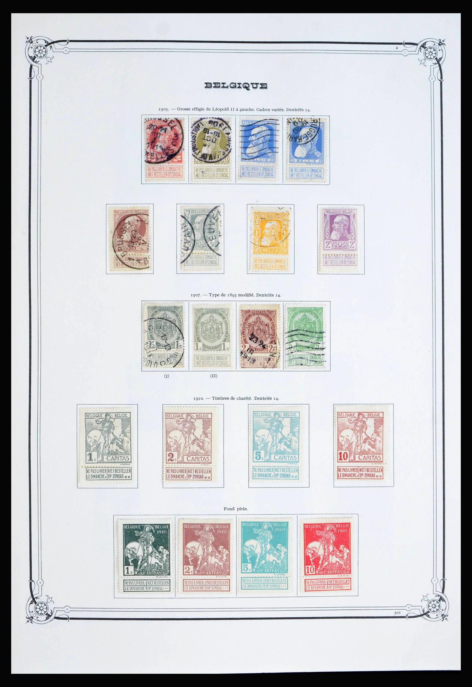 40001 0004 - Postzegelverzameling 40001 België 1849-1996.