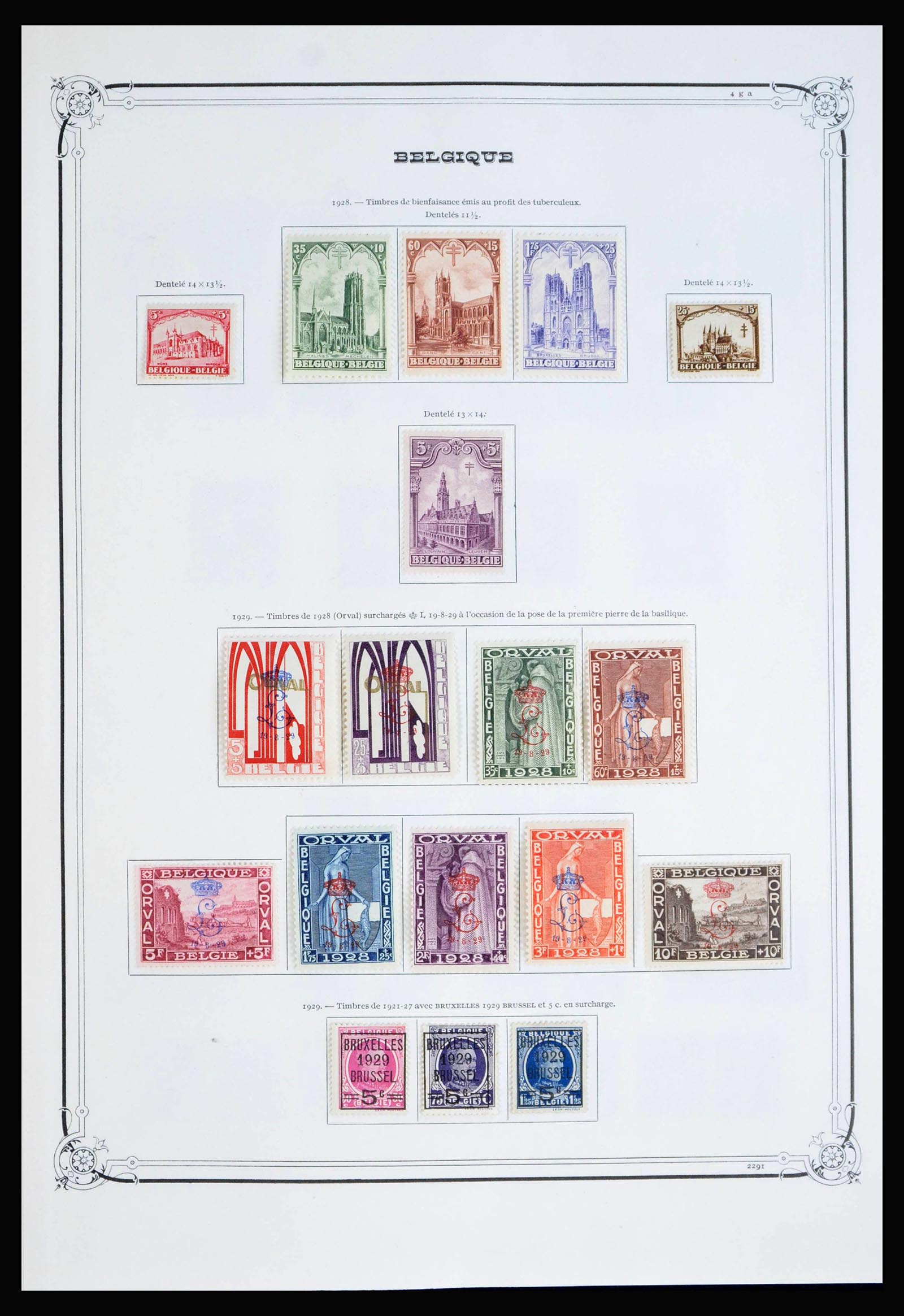 40001 0013 - Postzegelverzameling 40001 België 1849-1996.