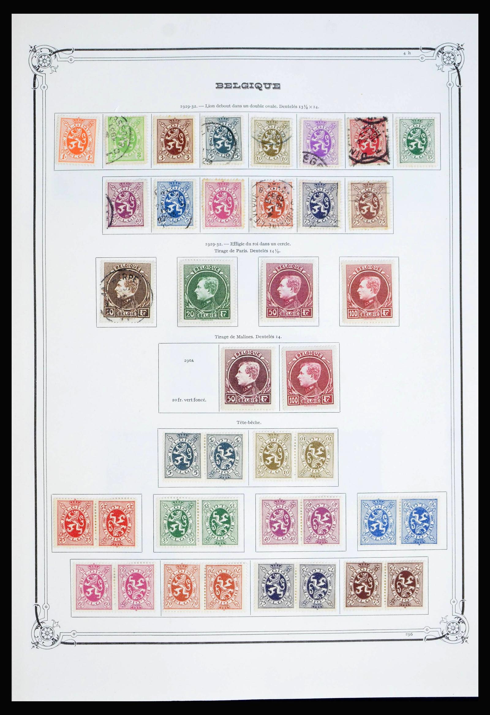 40001 0014 - Postzegelverzameling 40001 België 1849-1996.