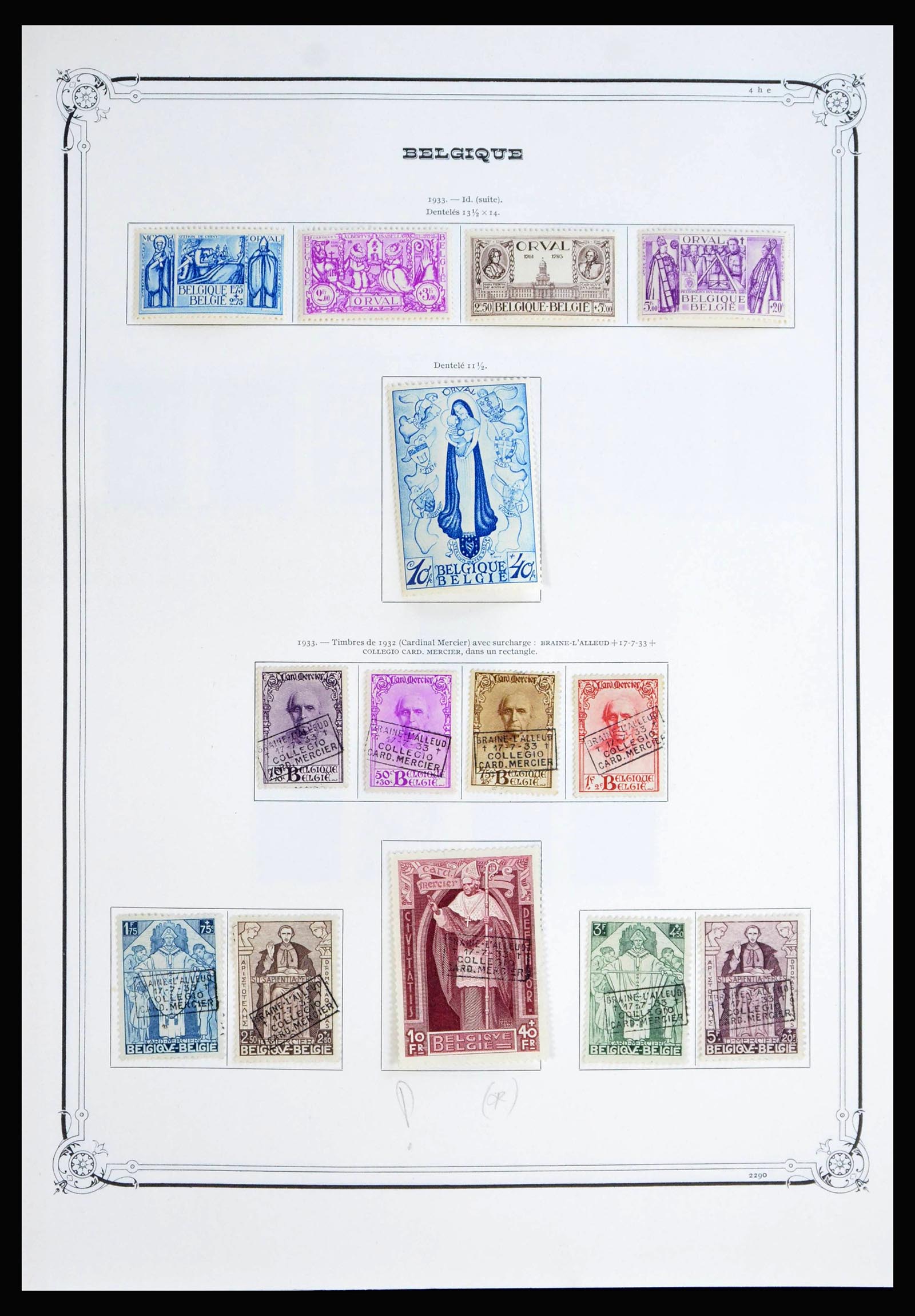 40001 0019 - Postzegelverzameling 40001 België 1849-1996.