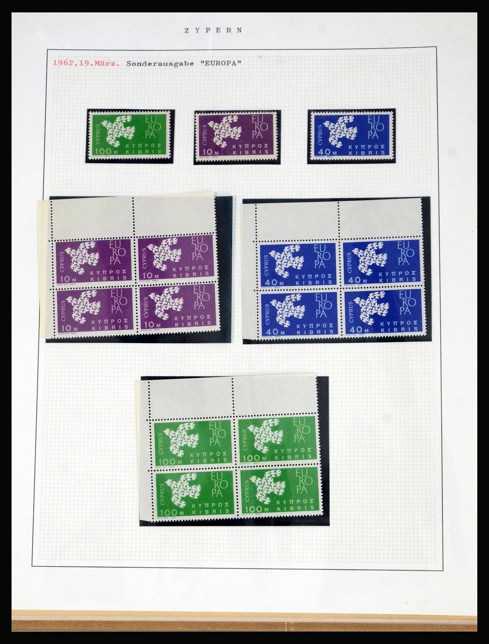 40002 0002 - Postzegelverzameling 40002 Cyprus 1960-1974.