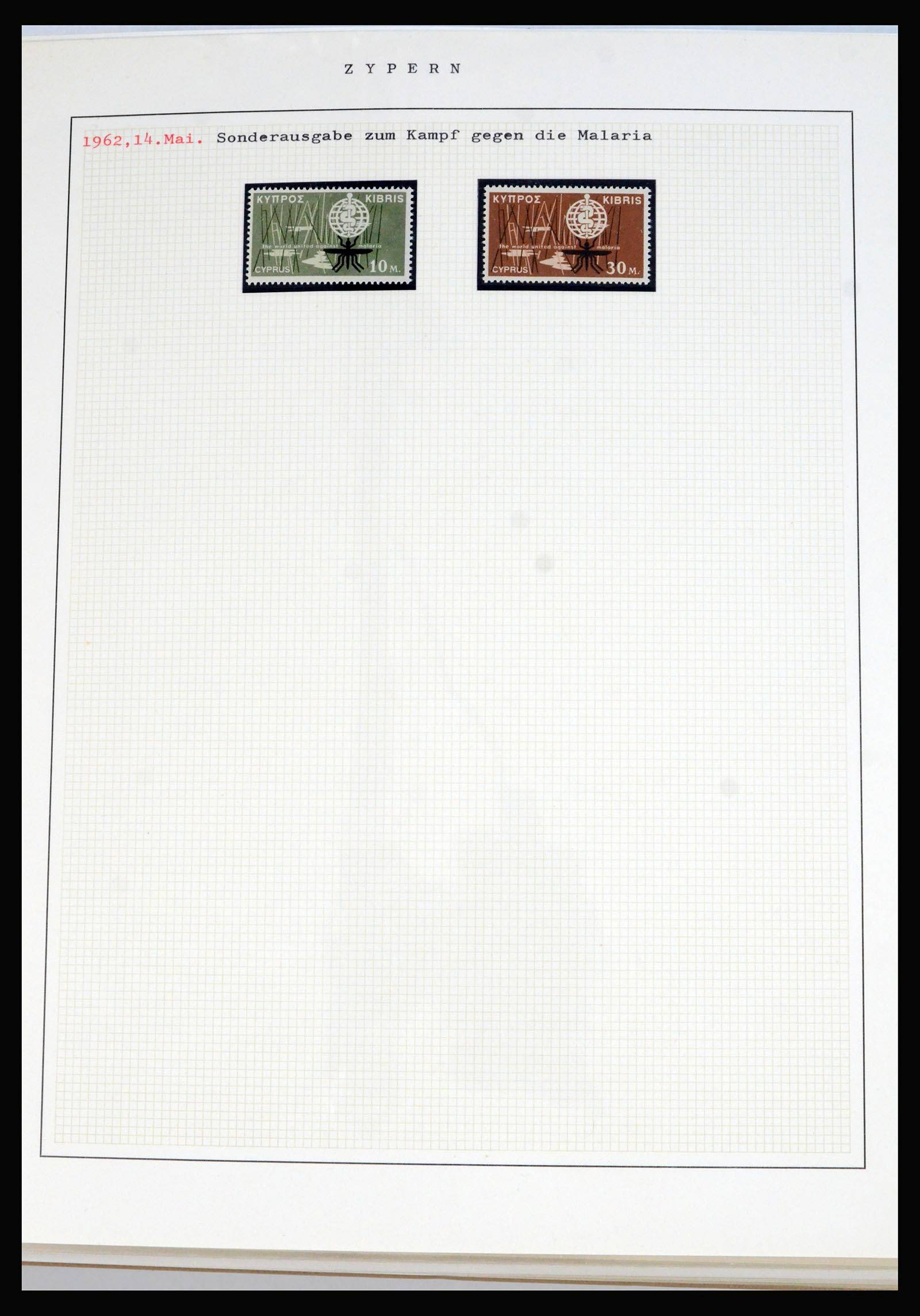 40002 0003 - Postzegelverzameling 40002 Cyprus 1960-1974.