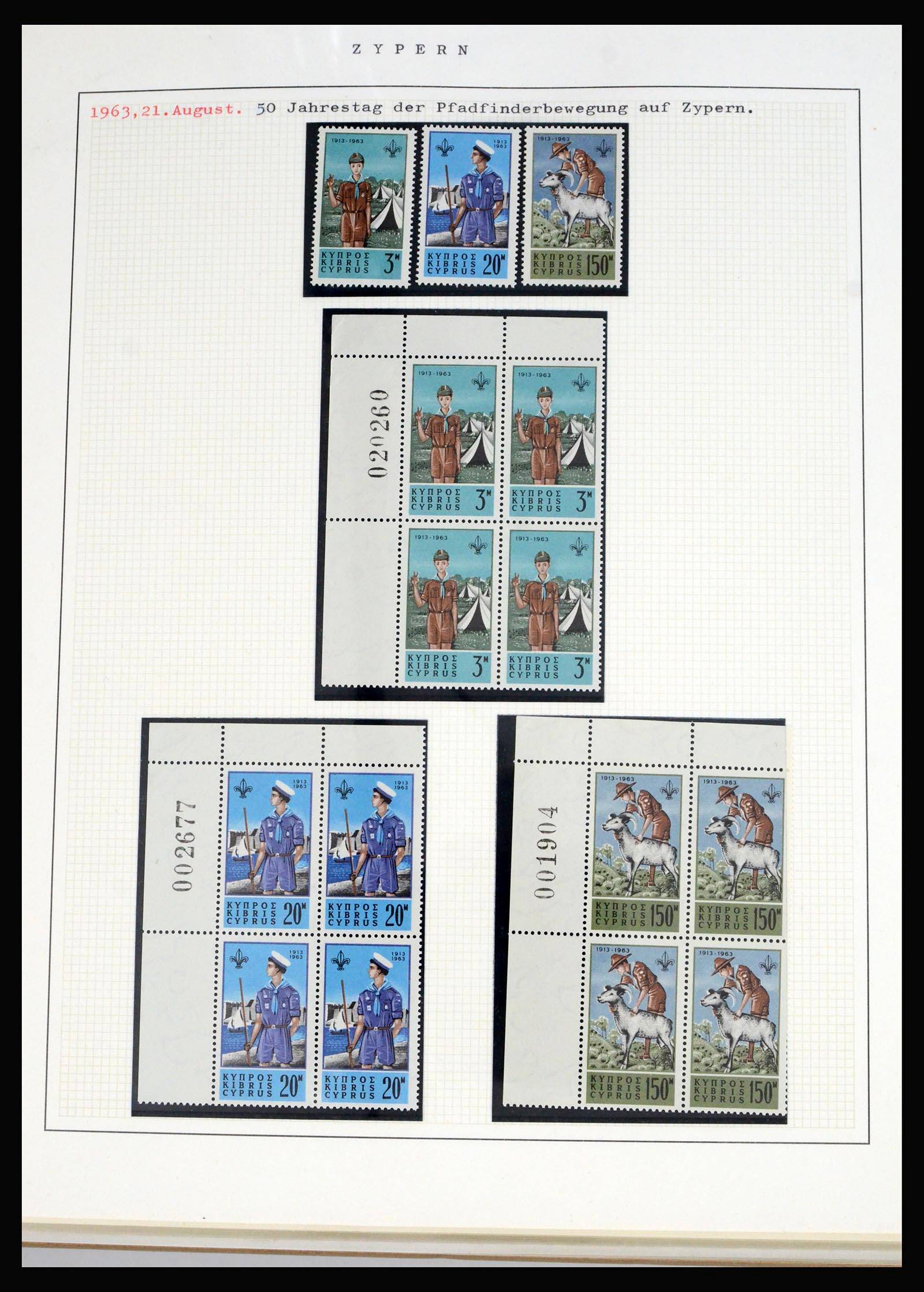 40002 0007 - Postzegelverzameling 40002 Cyprus 1960-1974.