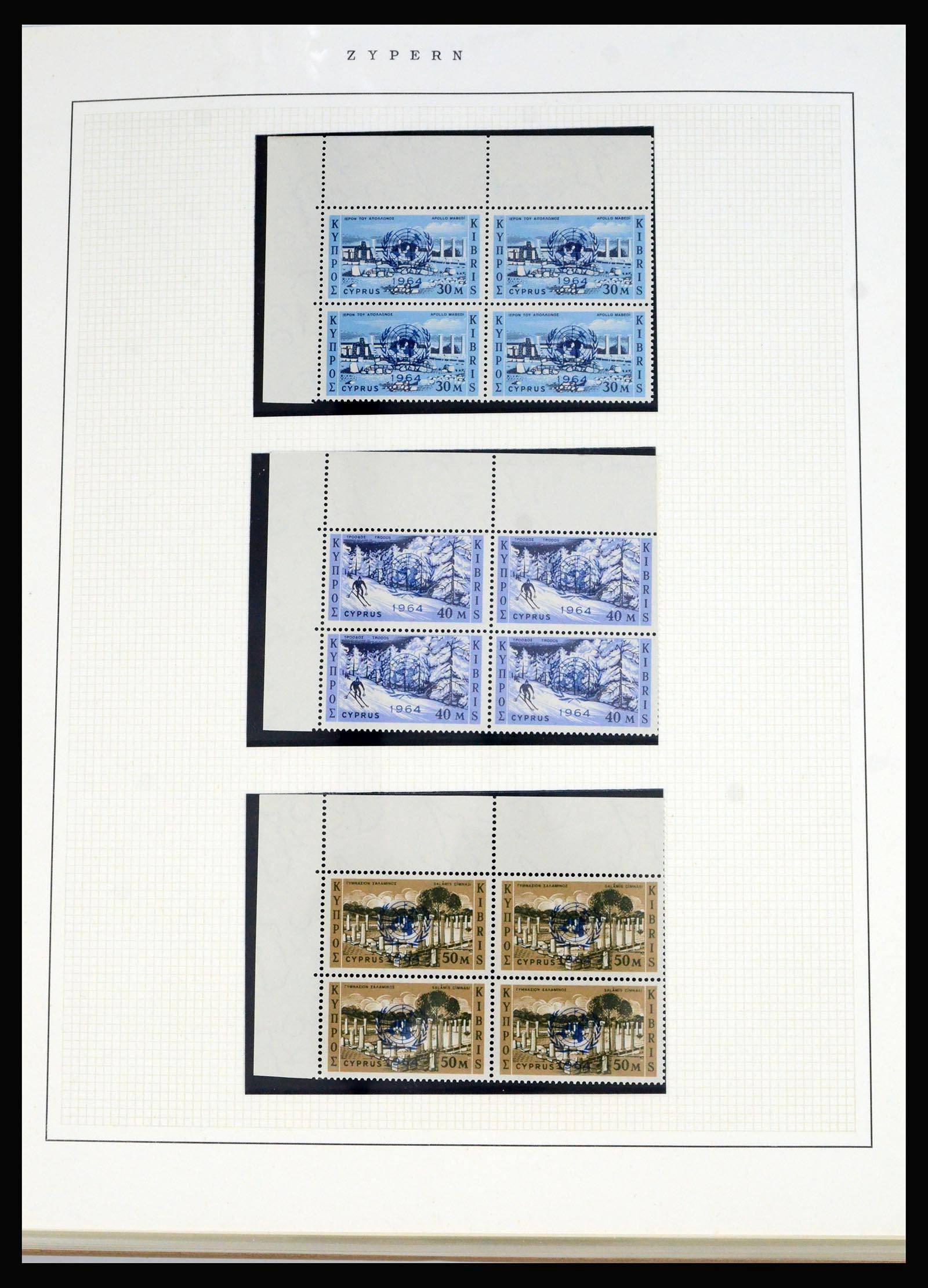 40002 0011 - Postzegelverzameling 40002 Cyprus 1960-1974.