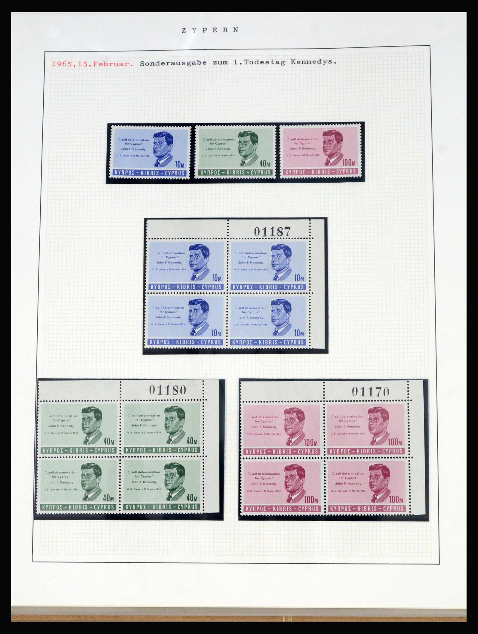 40002 0016 - Postzegelverzameling 40002 Cyprus 1960-1974.