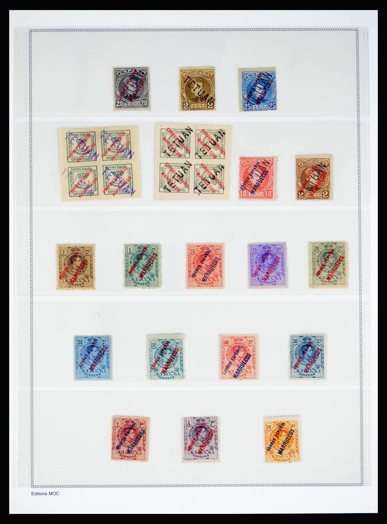 40005 0002 - Stamp collection 40005 Spanish colonies 1903-1957.