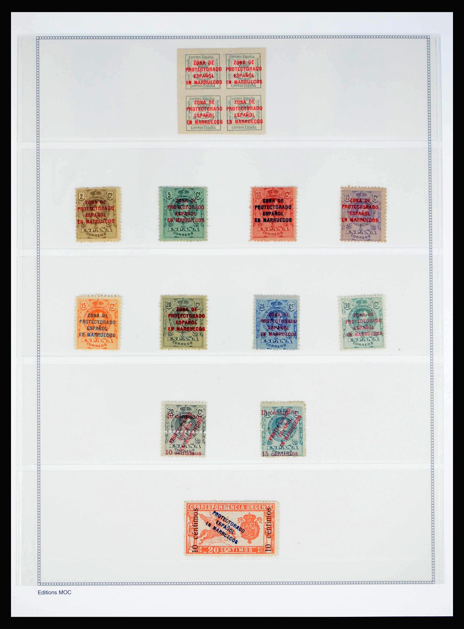 40005 0005 - Stamp collection 40005 Spanish colonies 1903-1957.