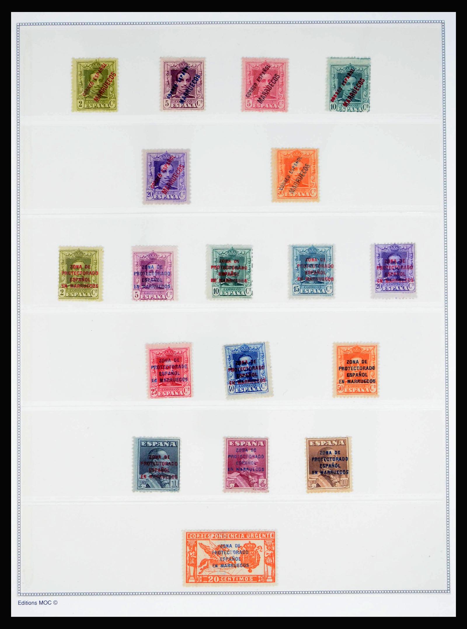 40005 0007 - Stamp collection 40005 Spanish colonies 1903-1957.