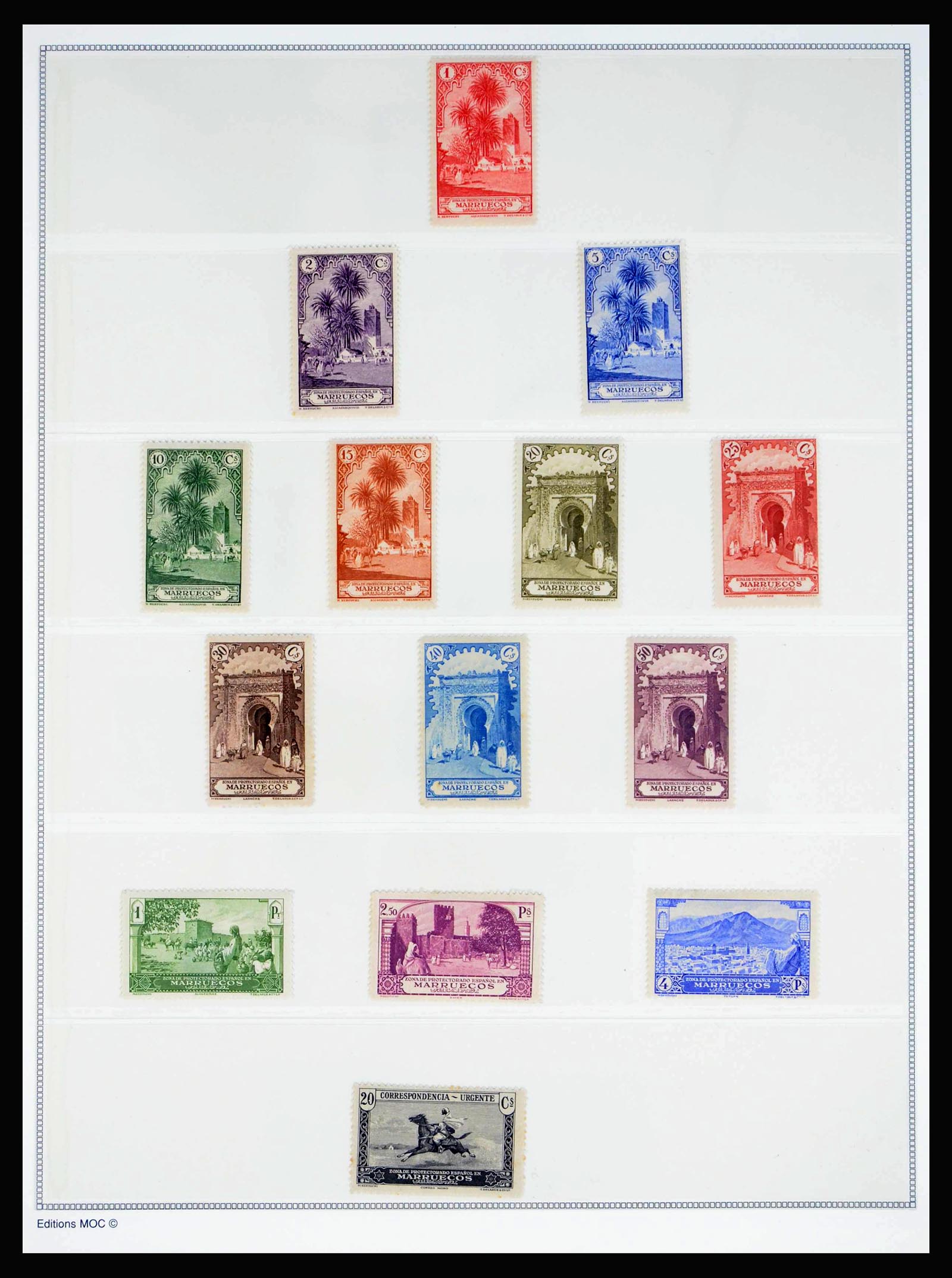 40005 0010 - Stamp collection 40005 Spanish colonies 1903-1957.