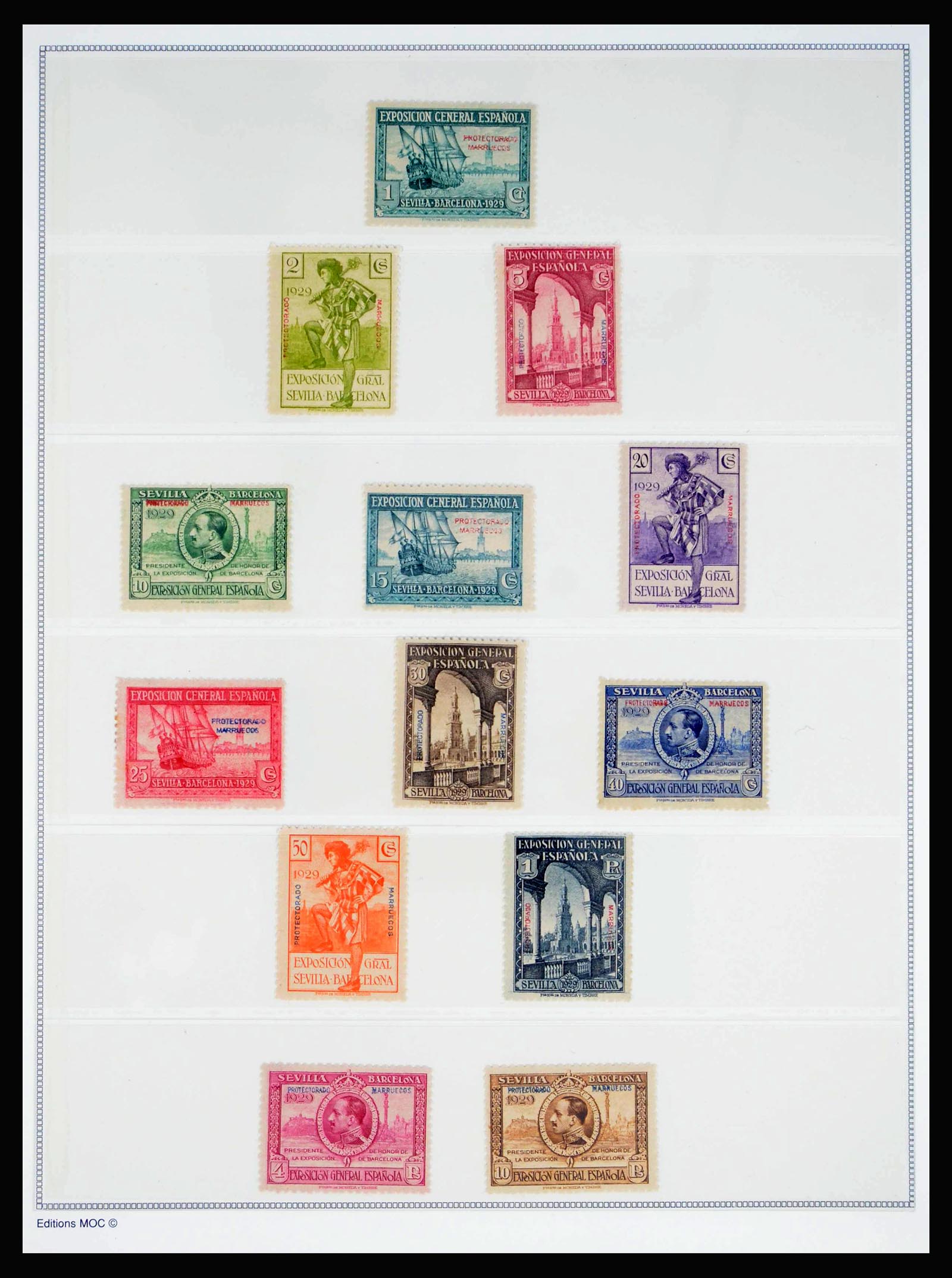 40005 0011 - Stamp collection 40005 Spanish colonies 1903-1957.