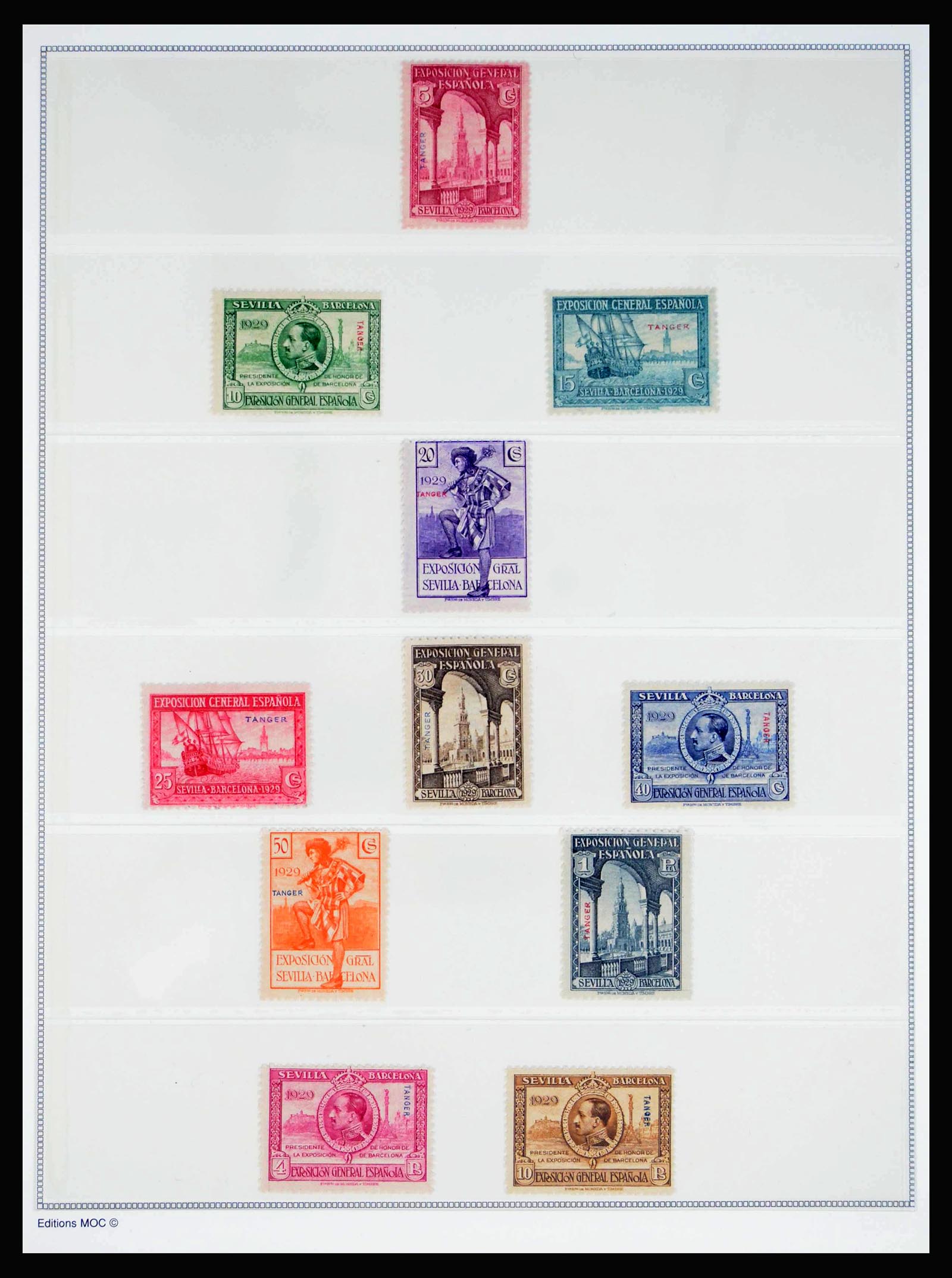40005 0012 - Stamp collection 40005 Spanish colonies 1903-1957.