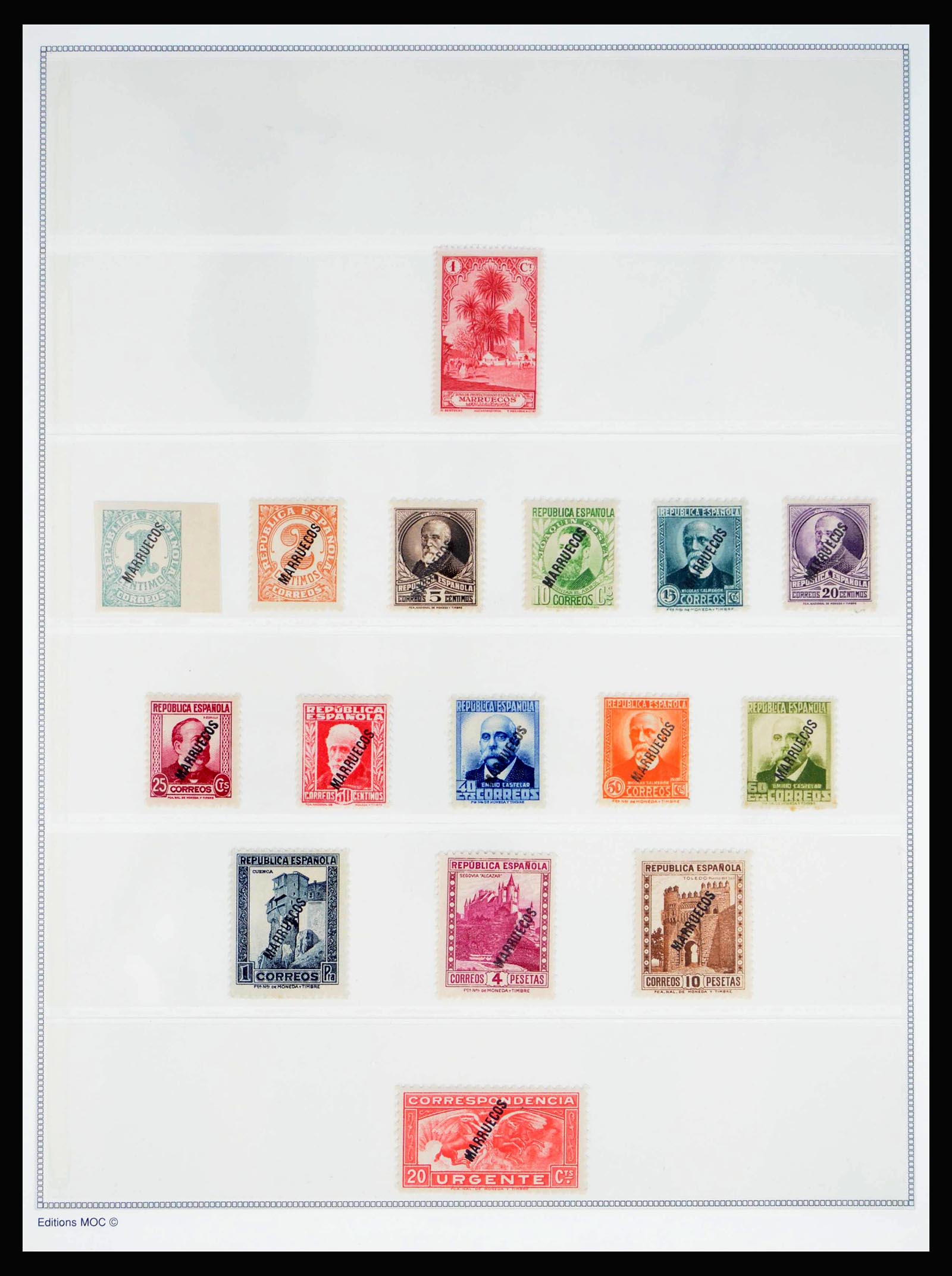 40005 0013 - Stamp collection 40005 Spanish colonies 1903-1957.
