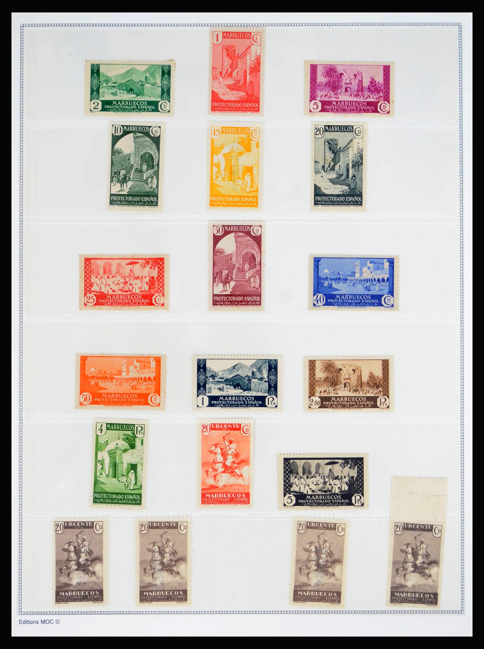 40005 0014 - Stamp collection 40005 Spanish colonies 1903-1957.