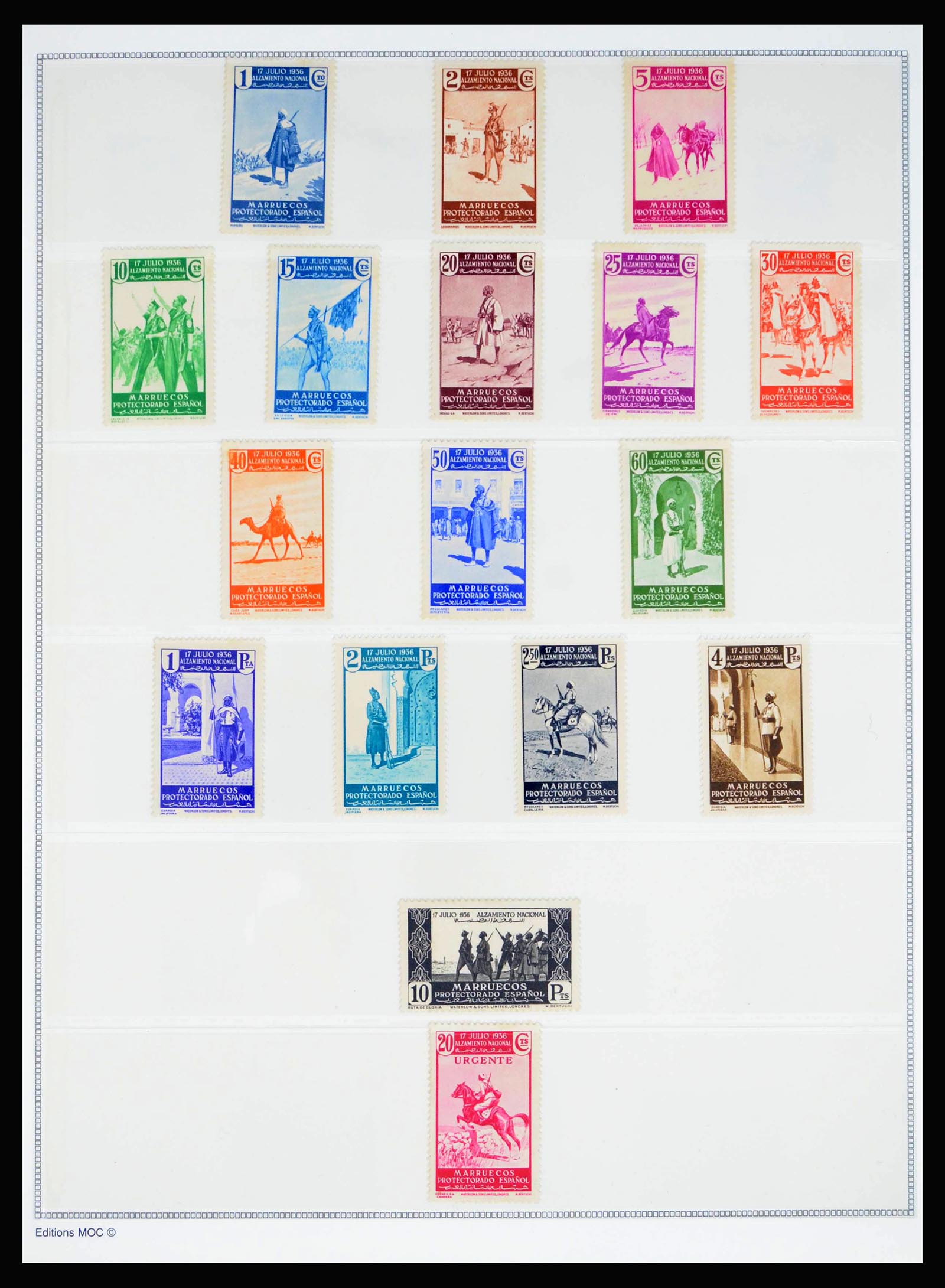 40005 0016 - Stamp collection 40005 Spanish colonies 1903-1957.