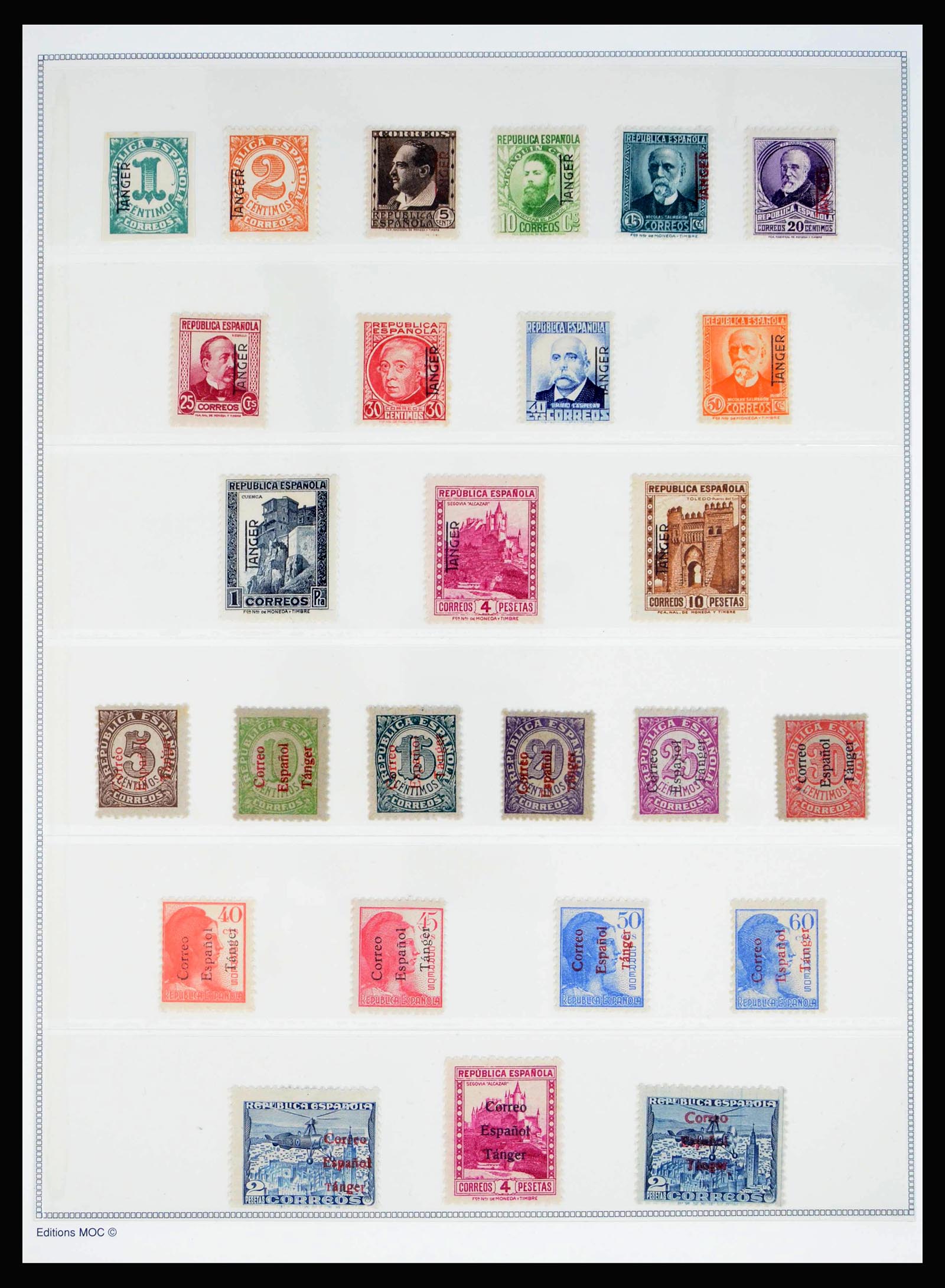 40005 0017 - Stamp collection 40005 Spanish colonies 1903-1957.