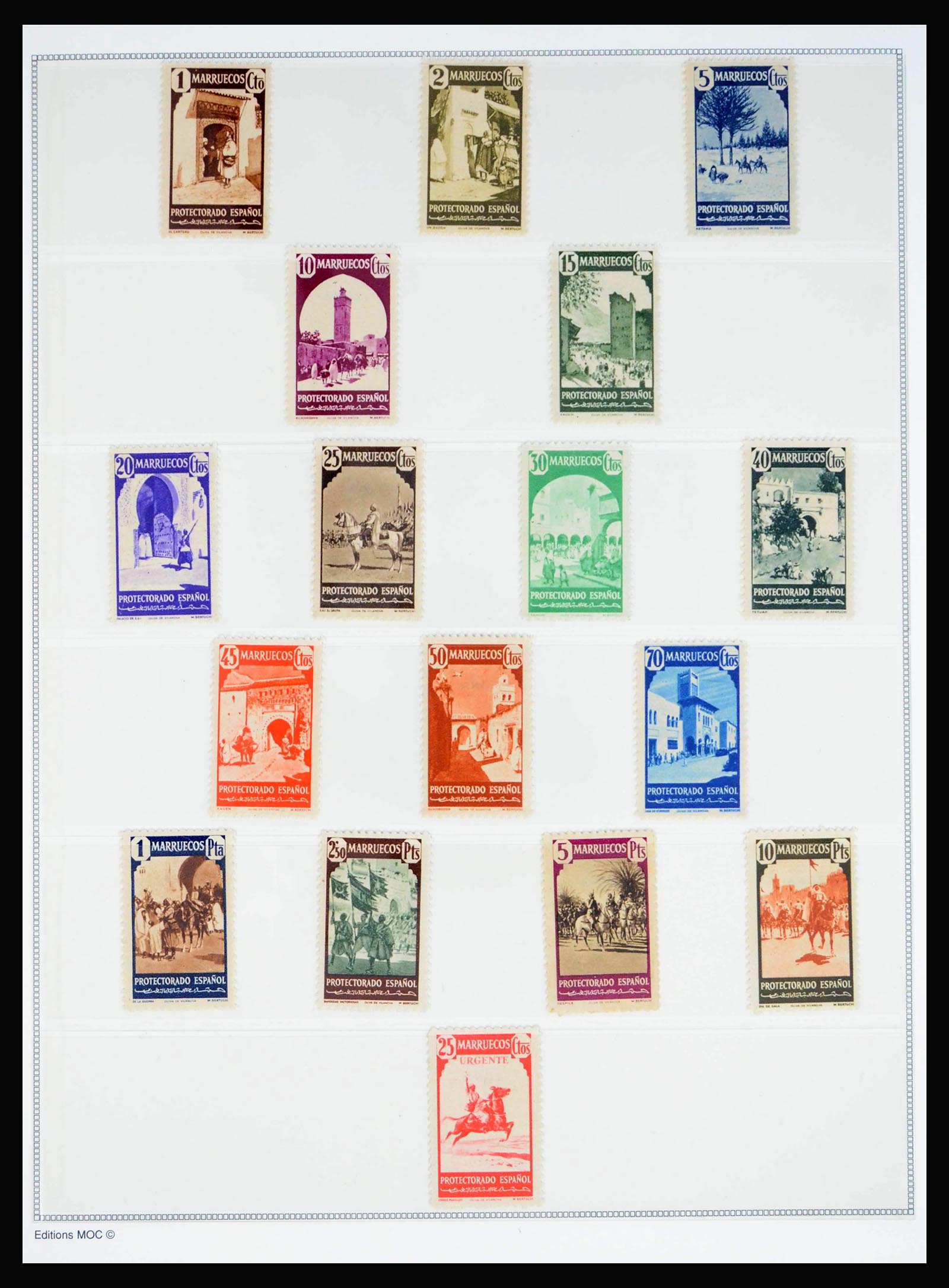 40005 0020 - Stamp collection 40005 Spanish colonies 1903-1957.