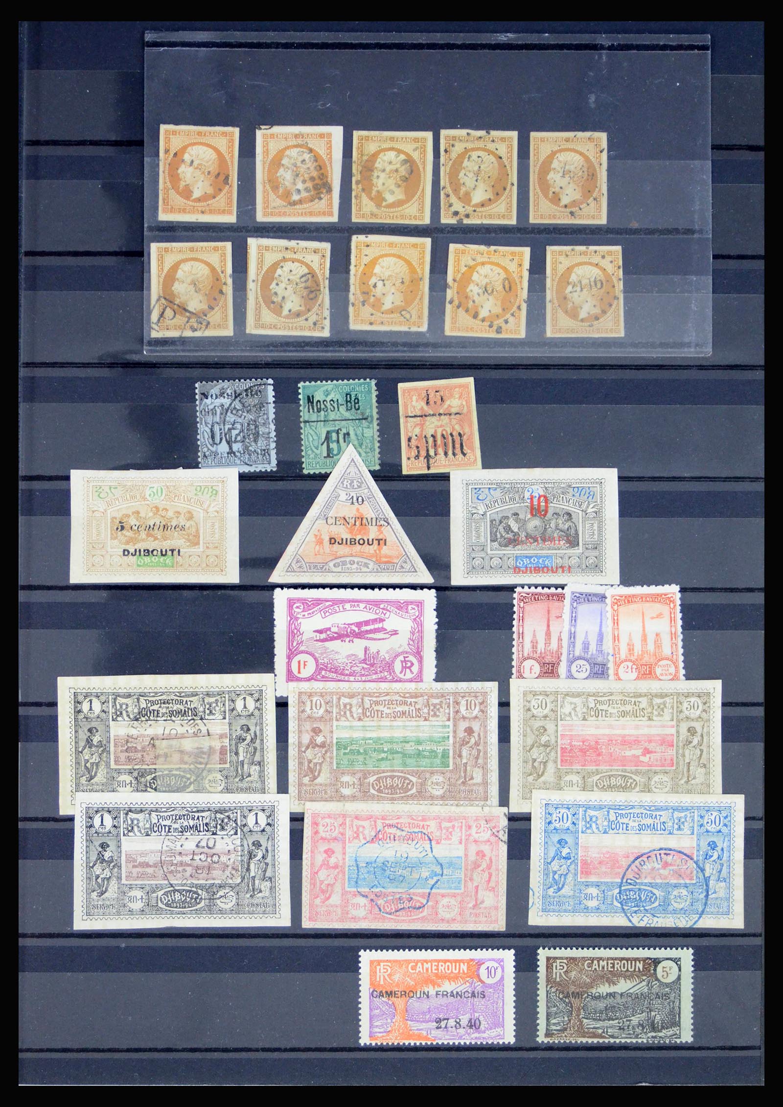 40006 0009 - Postzegelverzameling 40006 Frankrijk en koloniën 1853-1970.