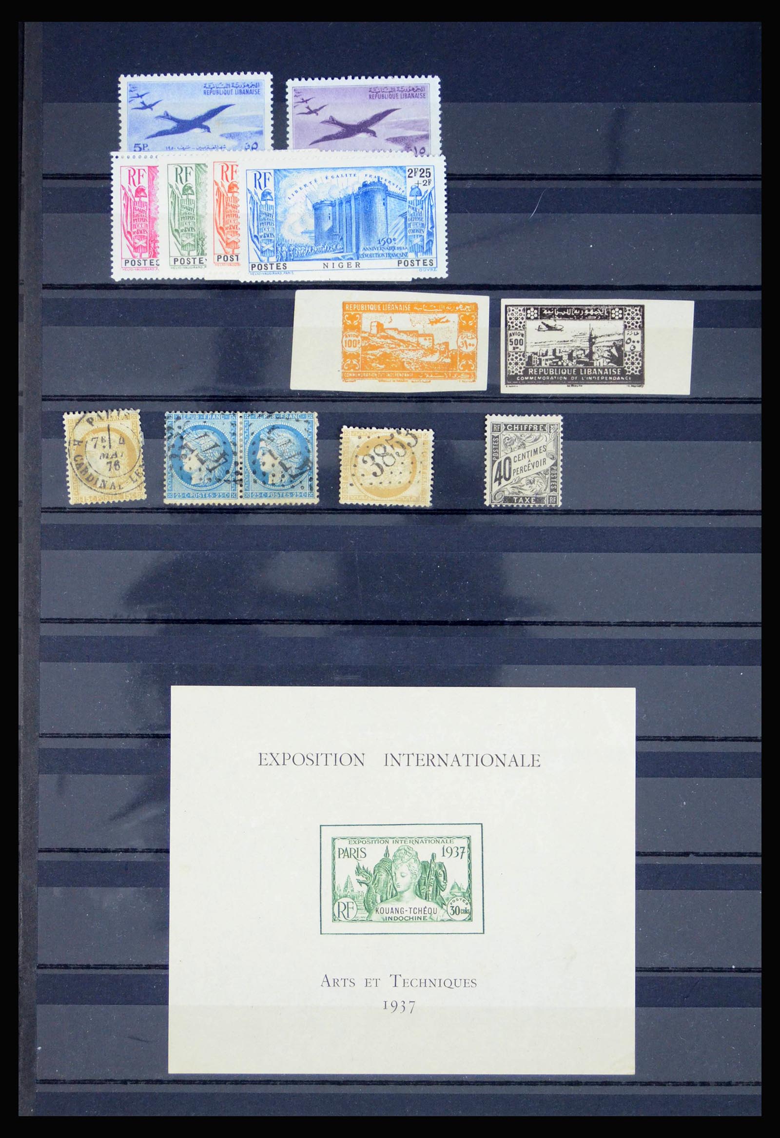40006 0010 - Postzegelverzameling 40006 Frankrijk en koloniën 1853-1970.