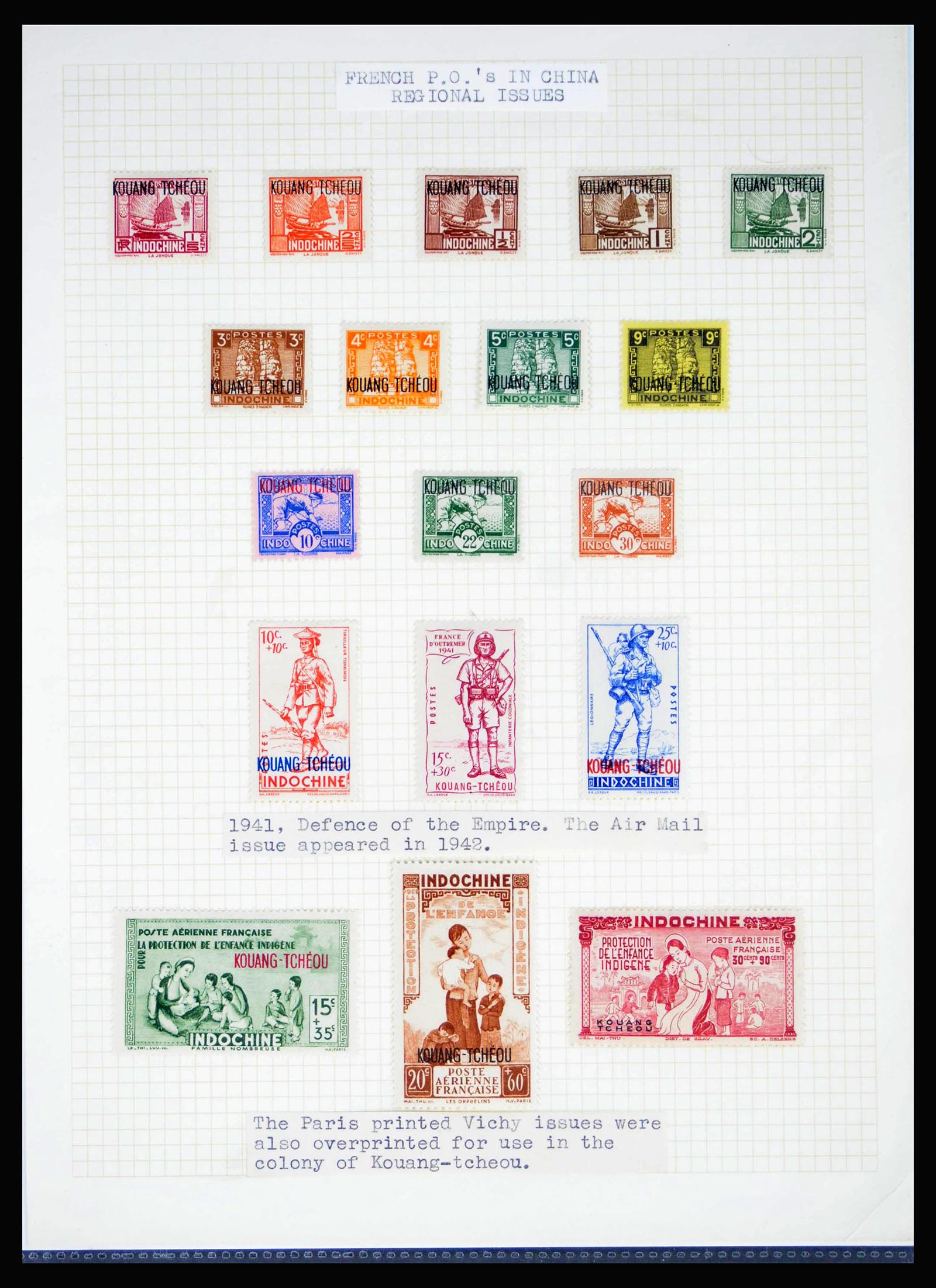 40006 0017 - Postzegelverzameling 40006 Frankrijk en koloniën 1853-1970.