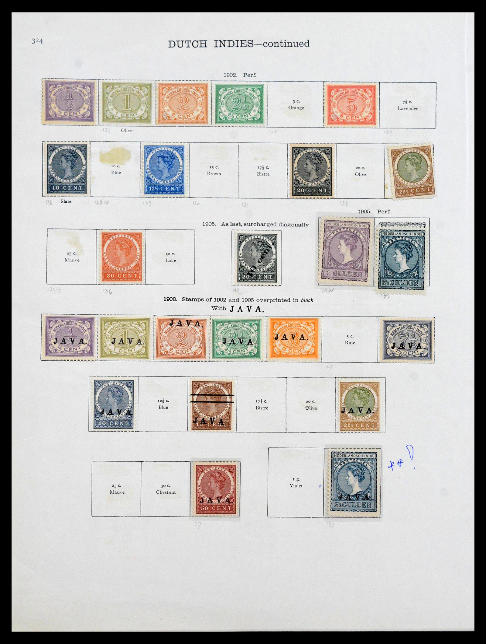 40016 0002 - Postzegelverzameling 40016 Overzeese gebiedsdelen 1870-1937.