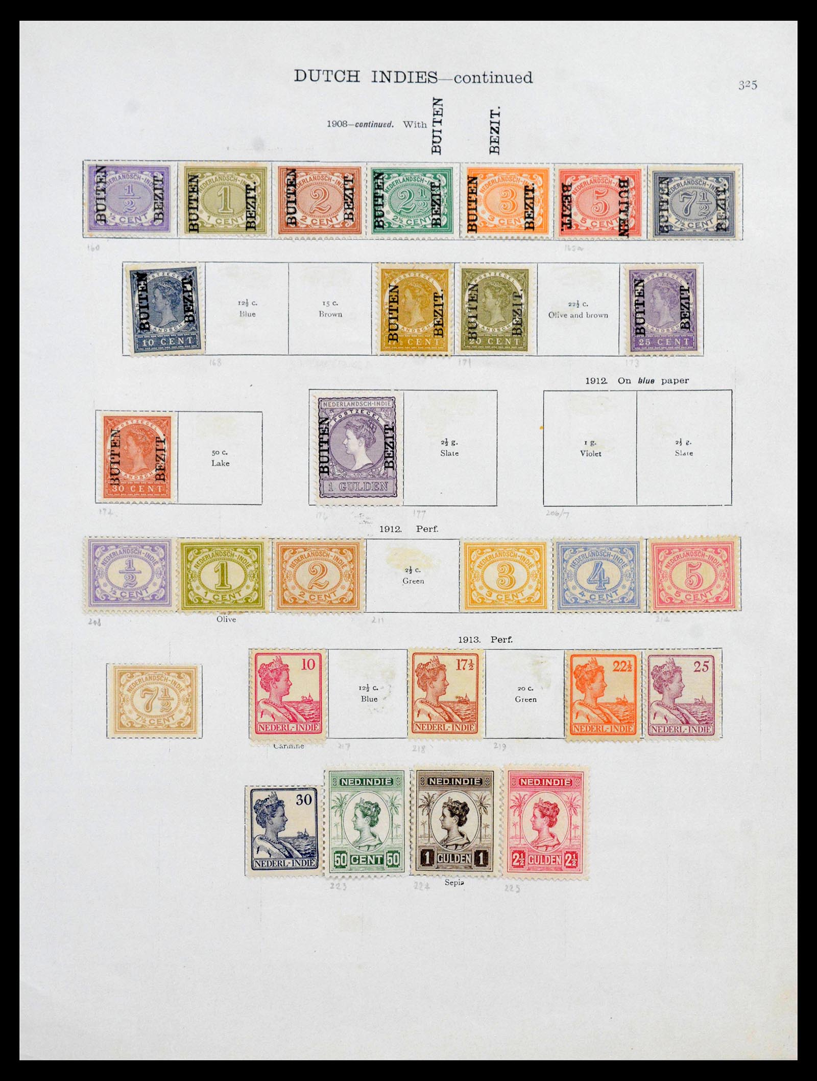 40016 0003 - Postzegelverzameling 40016 Overzeese gebiedsdelen 1870-1937.