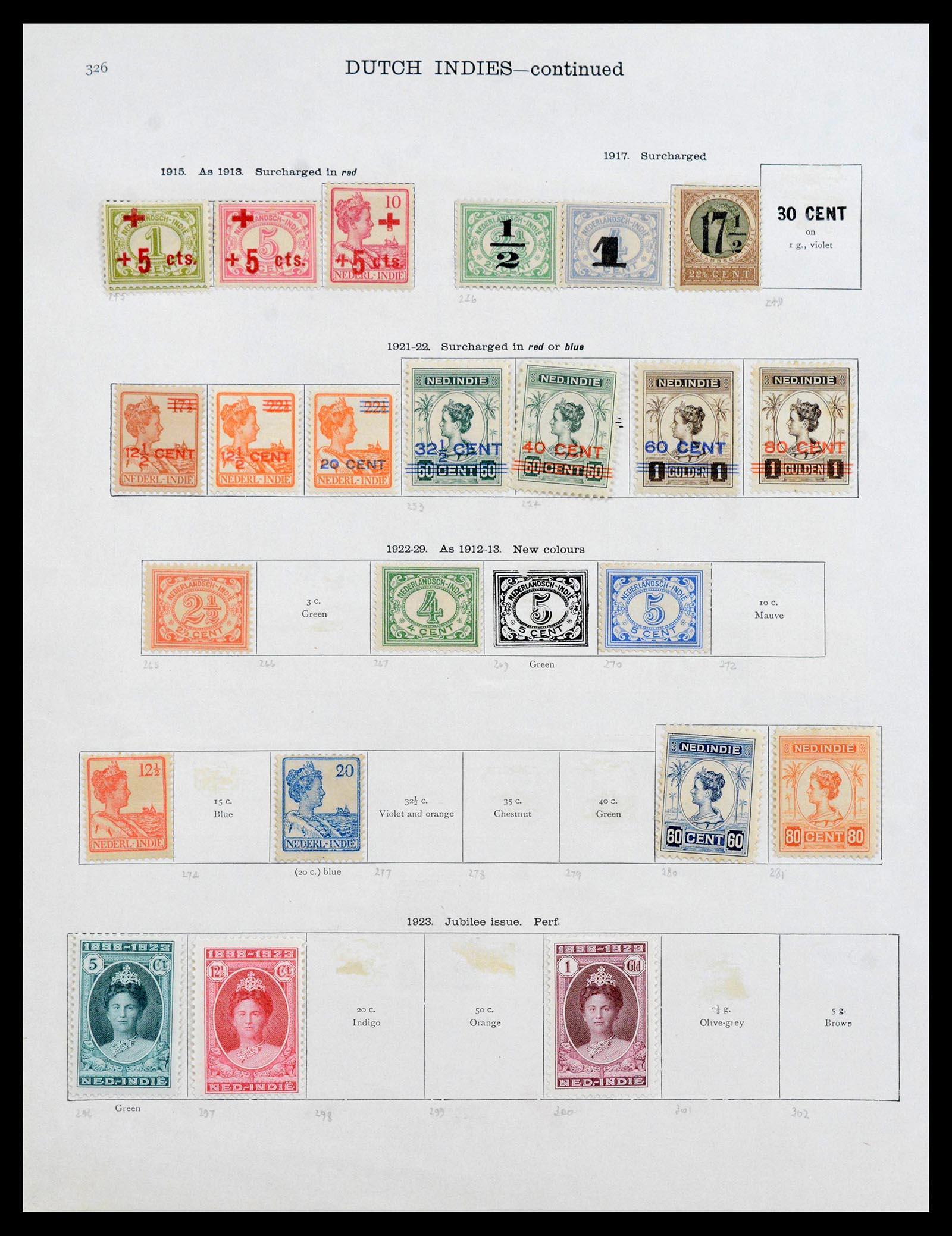 40016 0004 - Postzegelverzameling 40016 Overzeese gebiedsdelen 1870-1937.