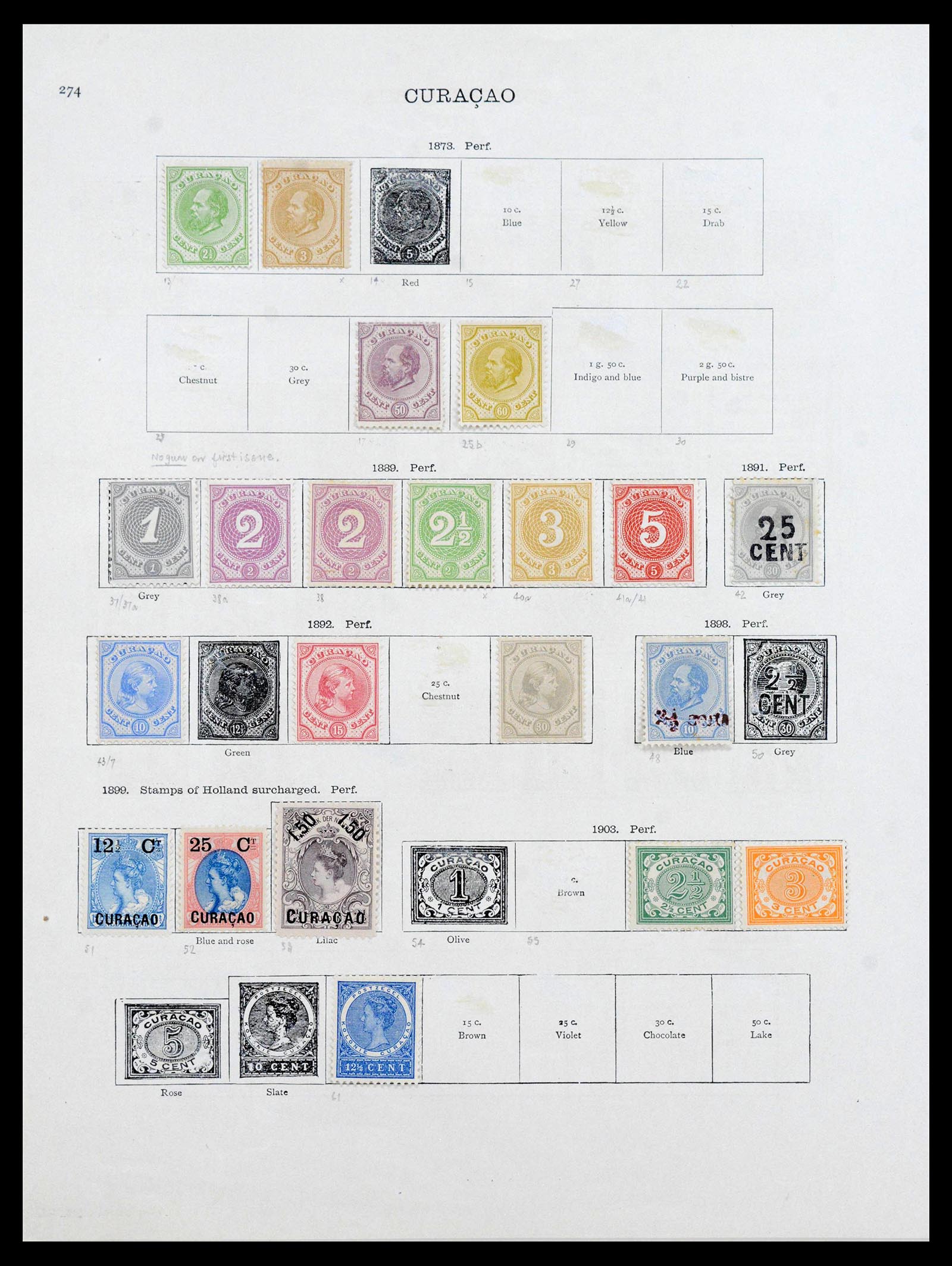 40016 0008 - Postzegelverzameling 40016 Overzeese gebiedsdelen 1870-1937.