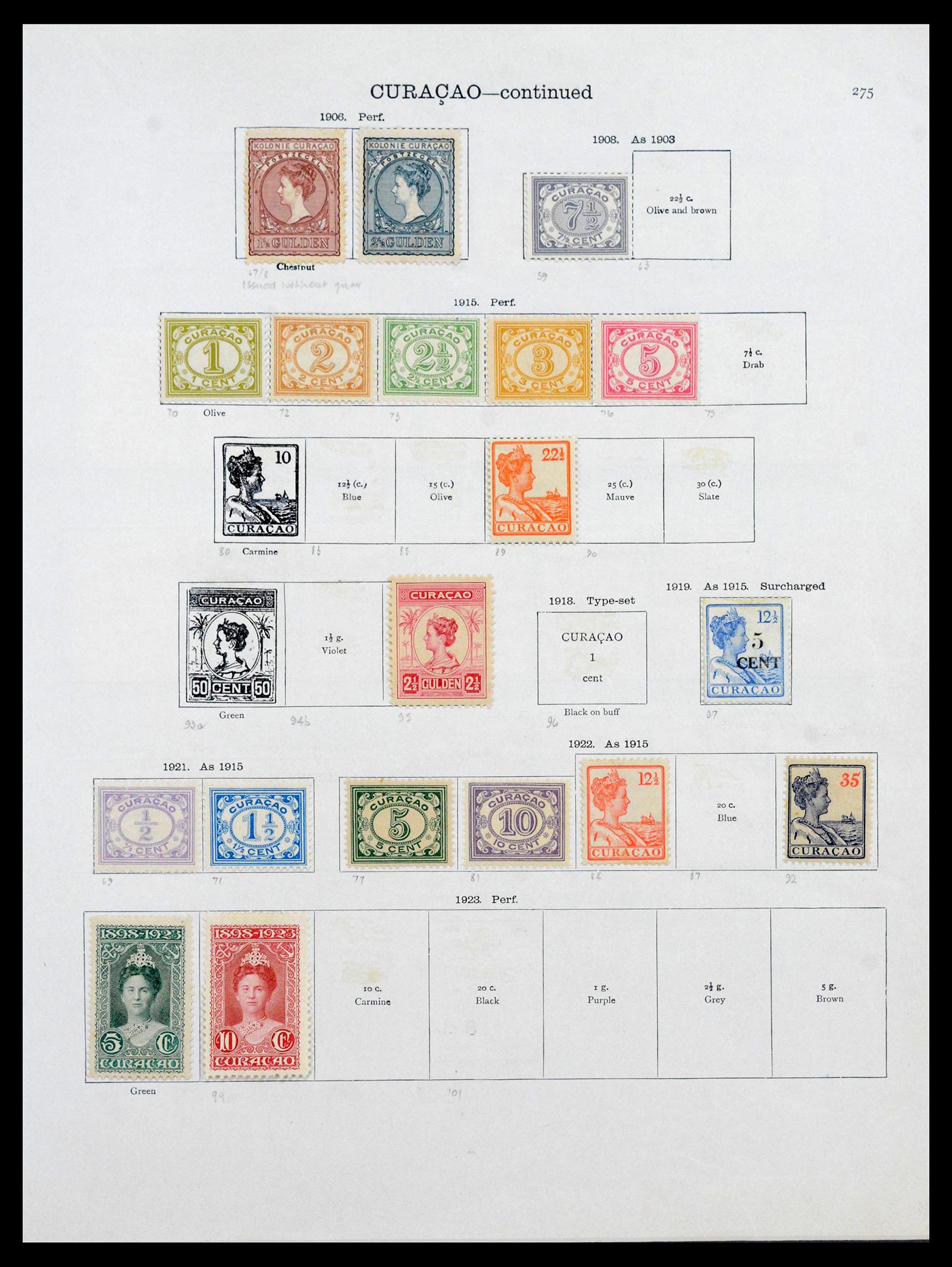 40016 0009 - Postzegelverzameling 40016 Overzeese gebiedsdelen 1870-1937.