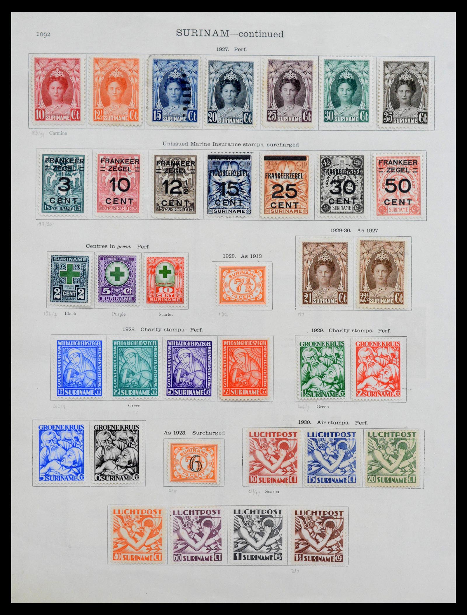 40016 0015 - Postzegelverzameling 40016 Overzeese gebiedsdelen 1870-1937.