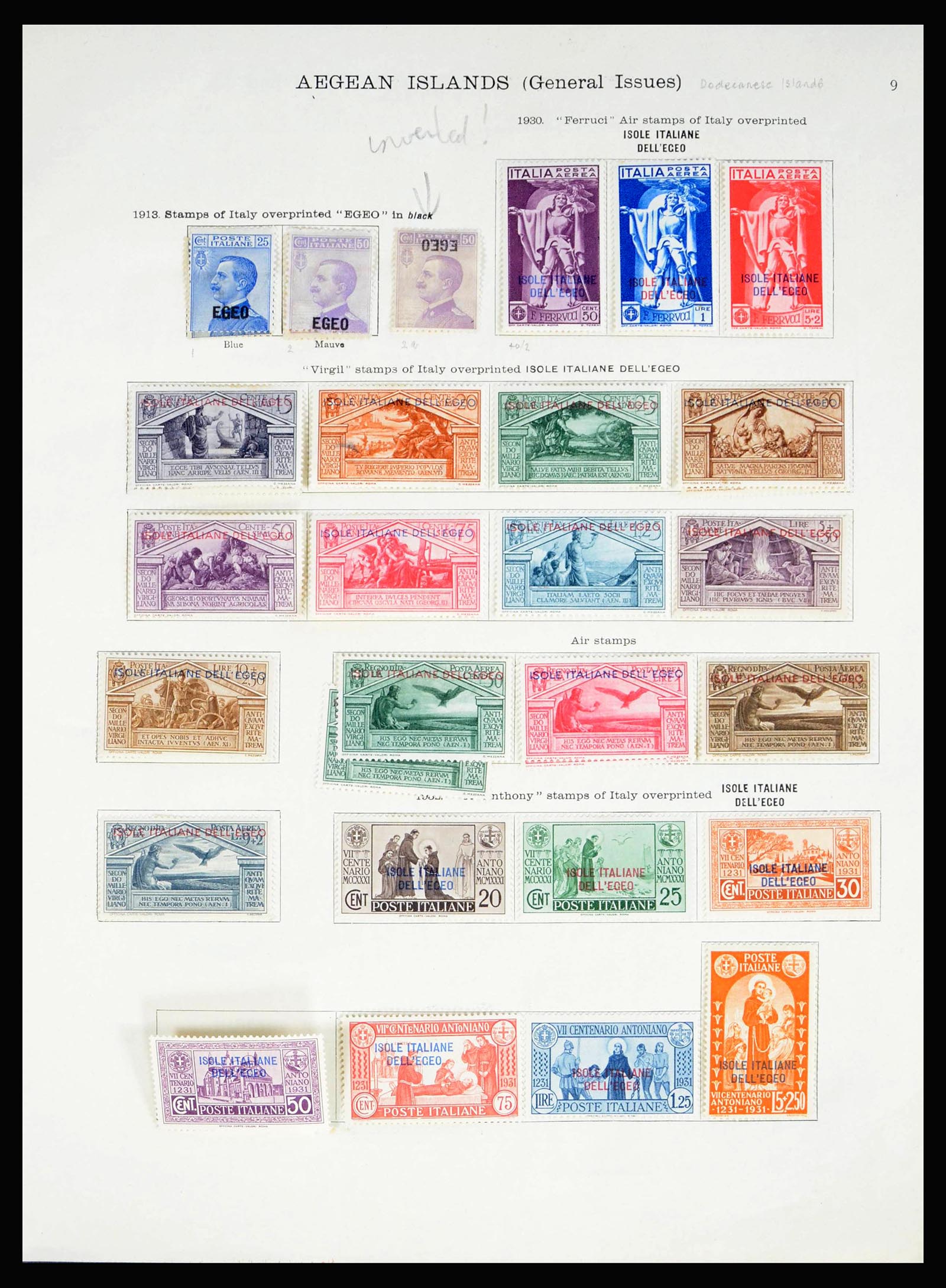 40020 0006 - Postzegelverzameling 40020 Italiaanse koloniën 1893-1940.