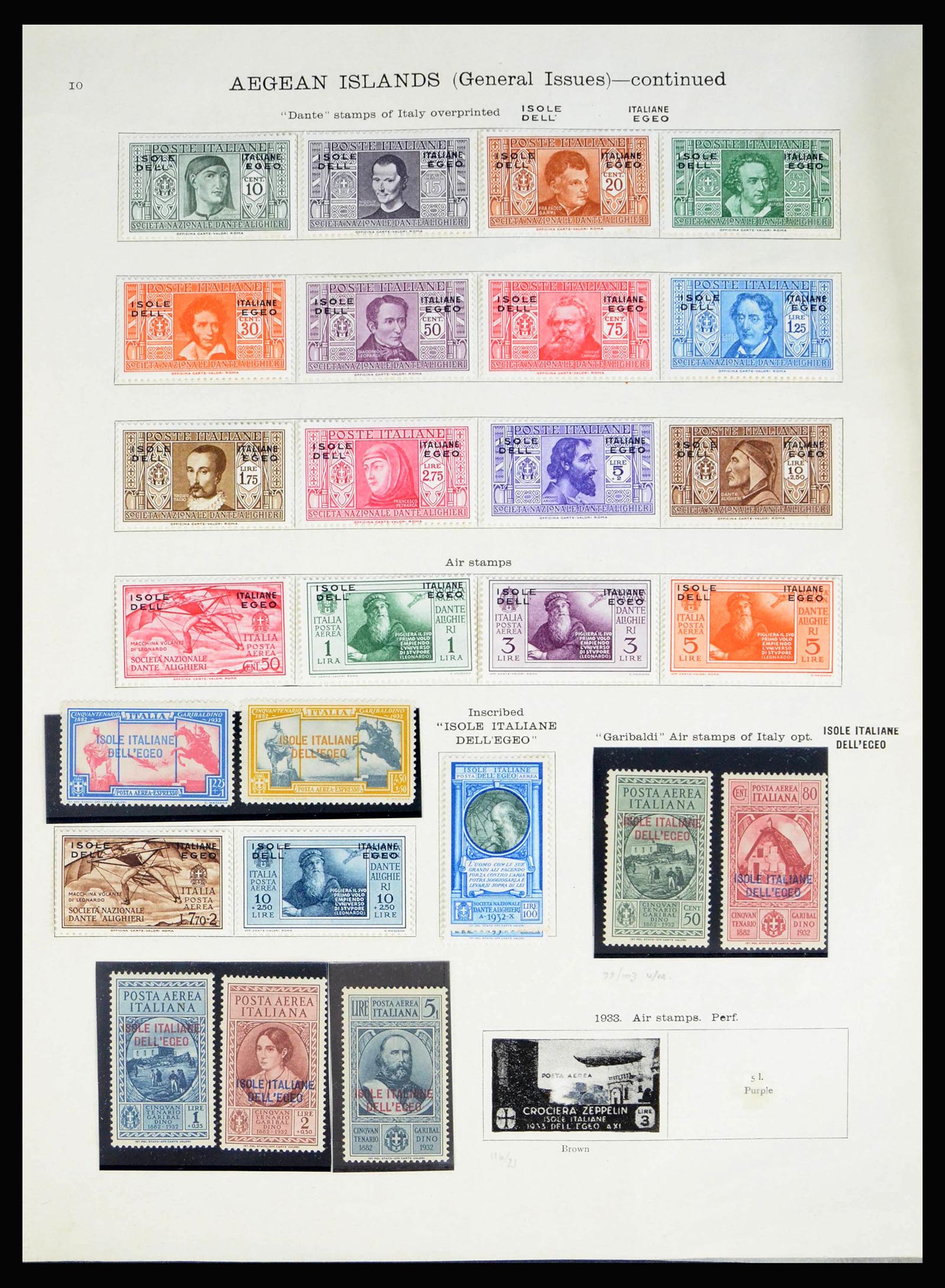 40020 0007 - Postzegelverzameling 40020 Italiaanse koloniën 1893-1940.