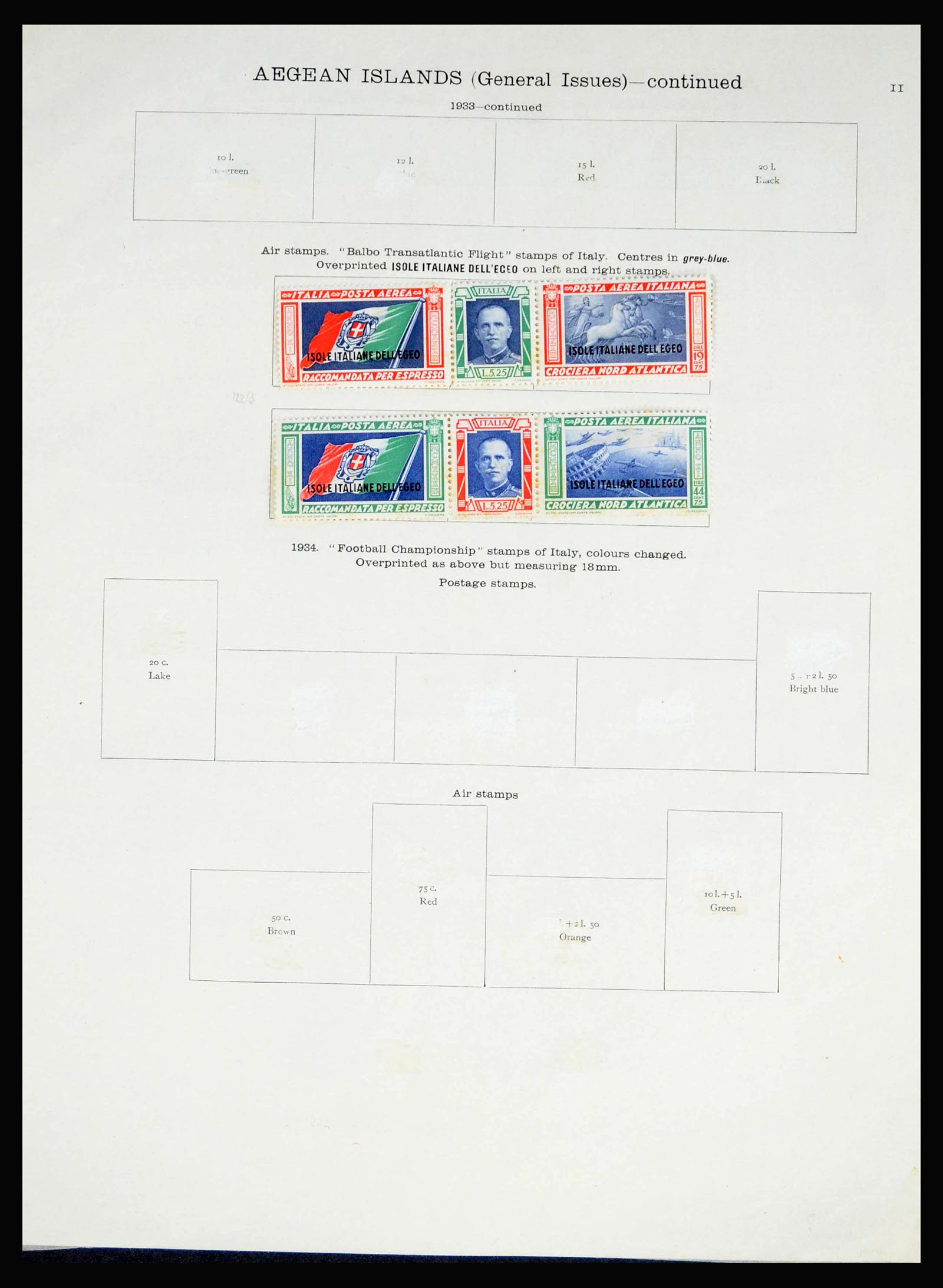 40020 0008 - Postzegelverzameling 40020 Italiaanse koloniën 1893-1940.