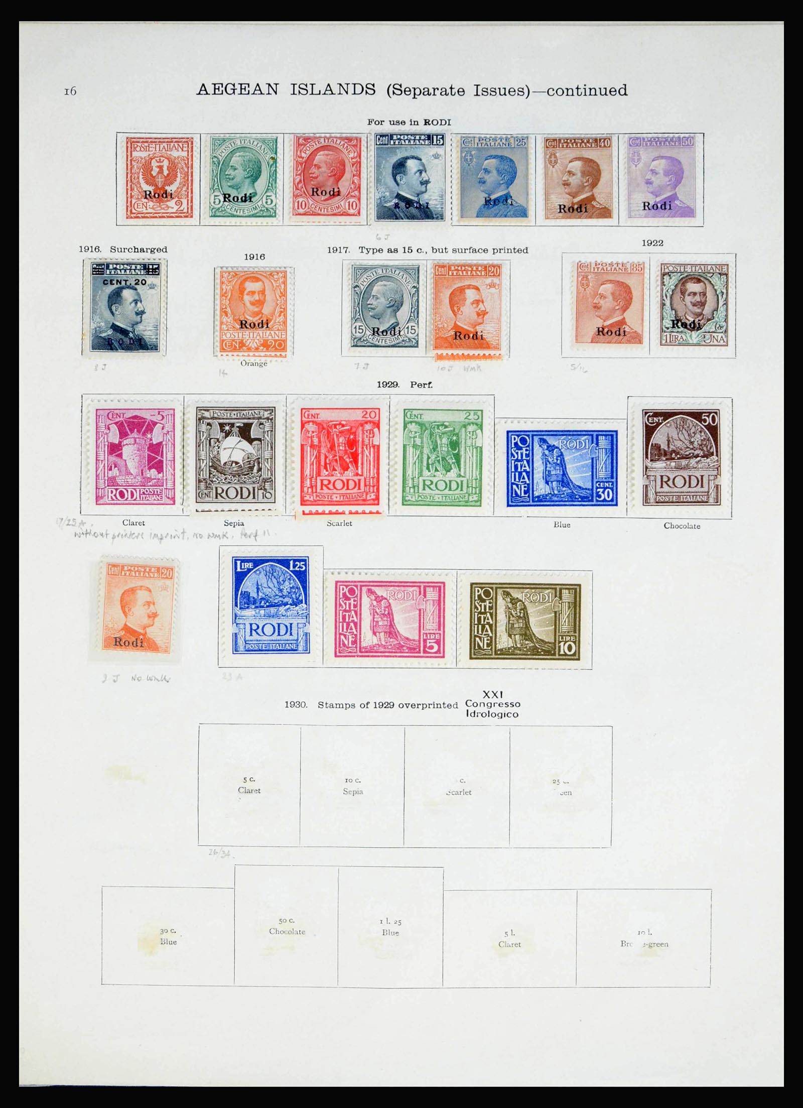 40020 0013 - Postzegelverzameling 40020 Italiaanse koloniën 1893-1940.