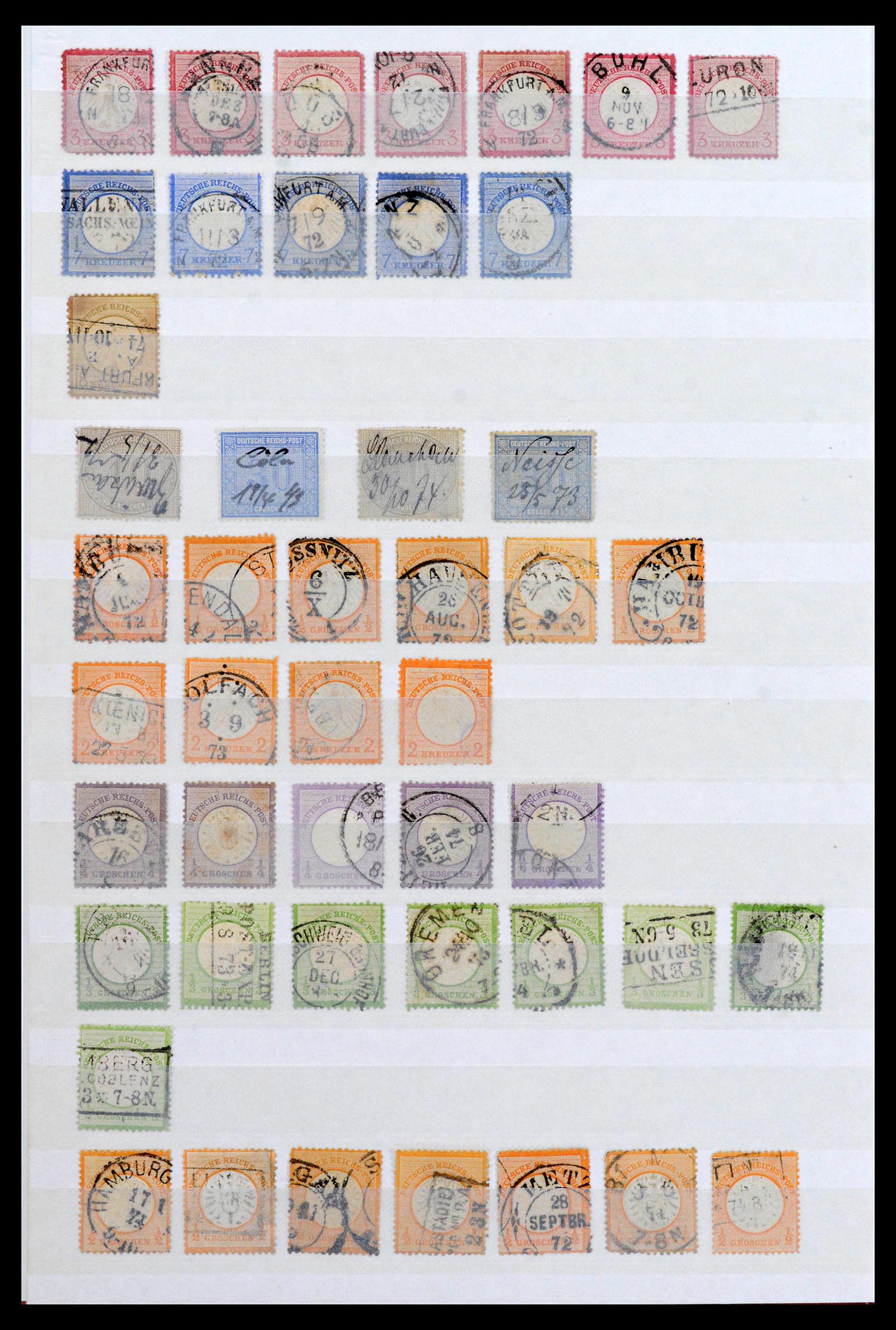 40026 0002 - Postzegelverzameling 40026 Duitse Rijk gestempeld 1872-1945.