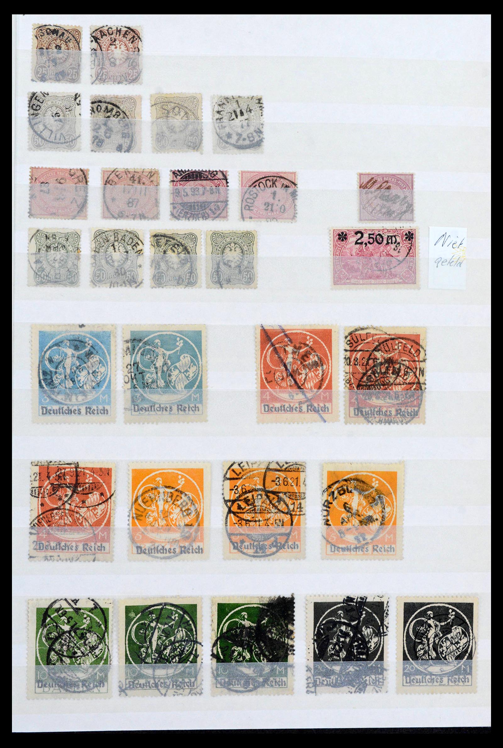 40026 0005 - Postzegelverzameling 40026 Duitse Rijk gestempeld 1872-1945.