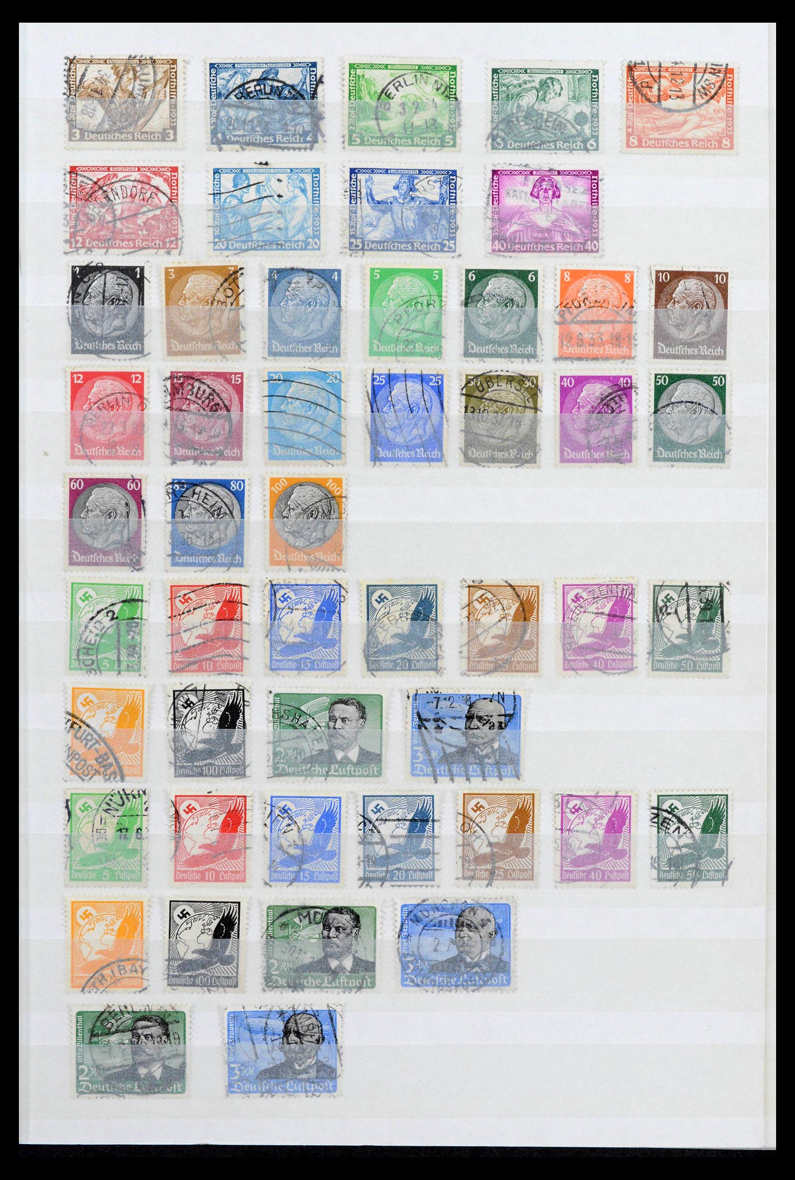 40026 0011 - Postzegelverzameling 40026 Duitse Rijk gestempeld 1872-1945.