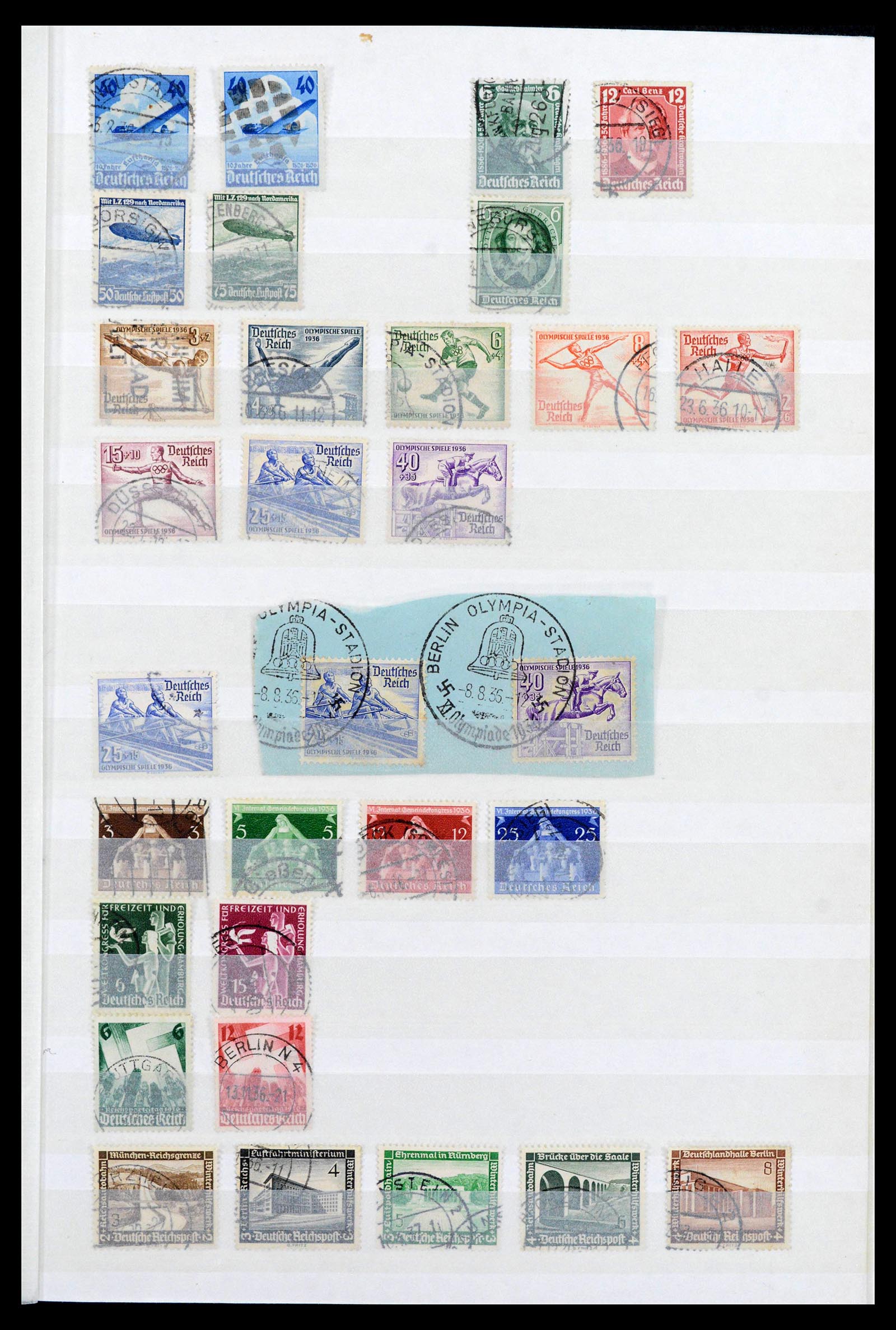 40026 0015 - Postzegelverzameling 40026 Duitse Rijk gestempeld 1872-1945.