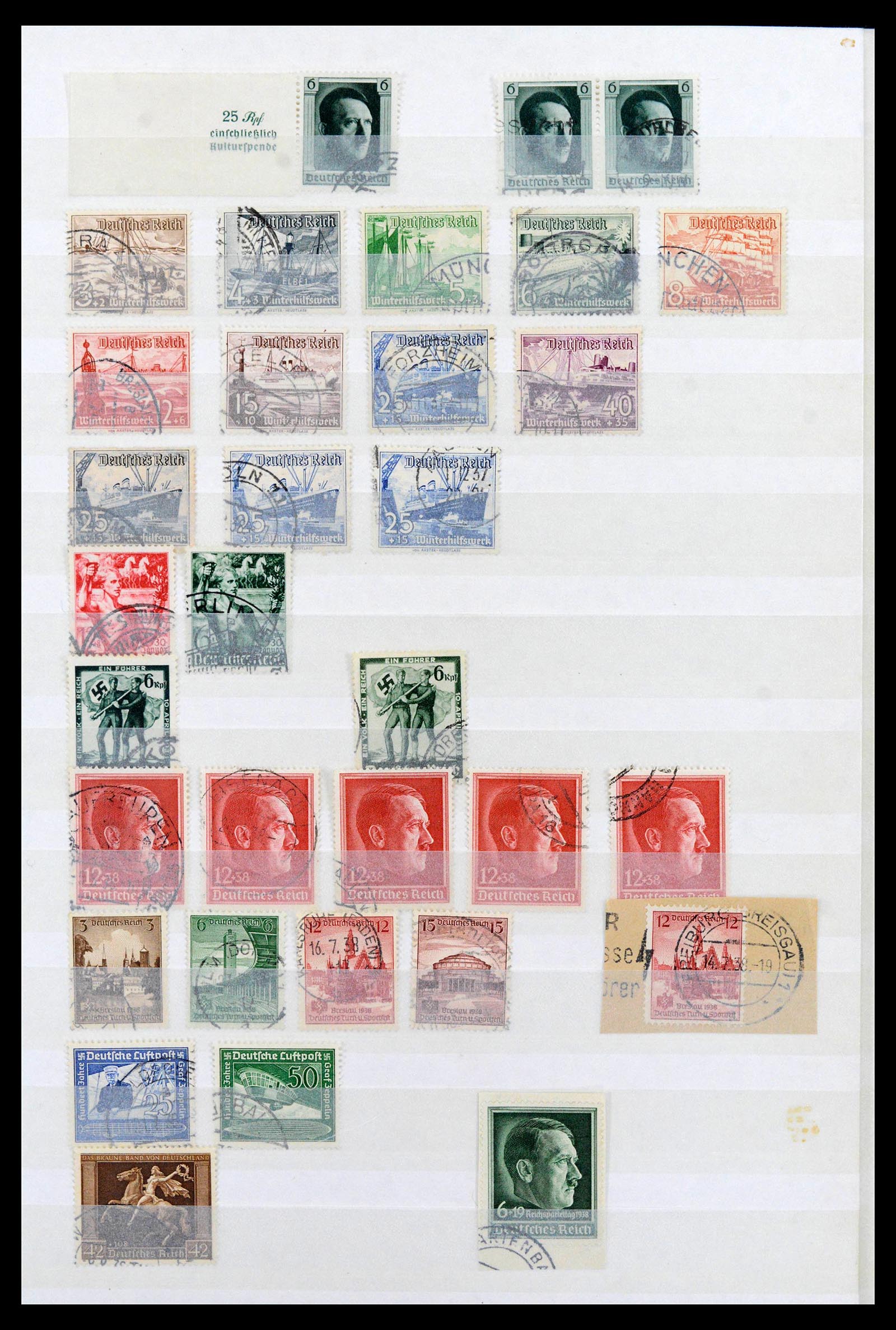 40026 0017 - Postzegelverzameling 40026 Duitse Rijk gestempeld 1872-1945.