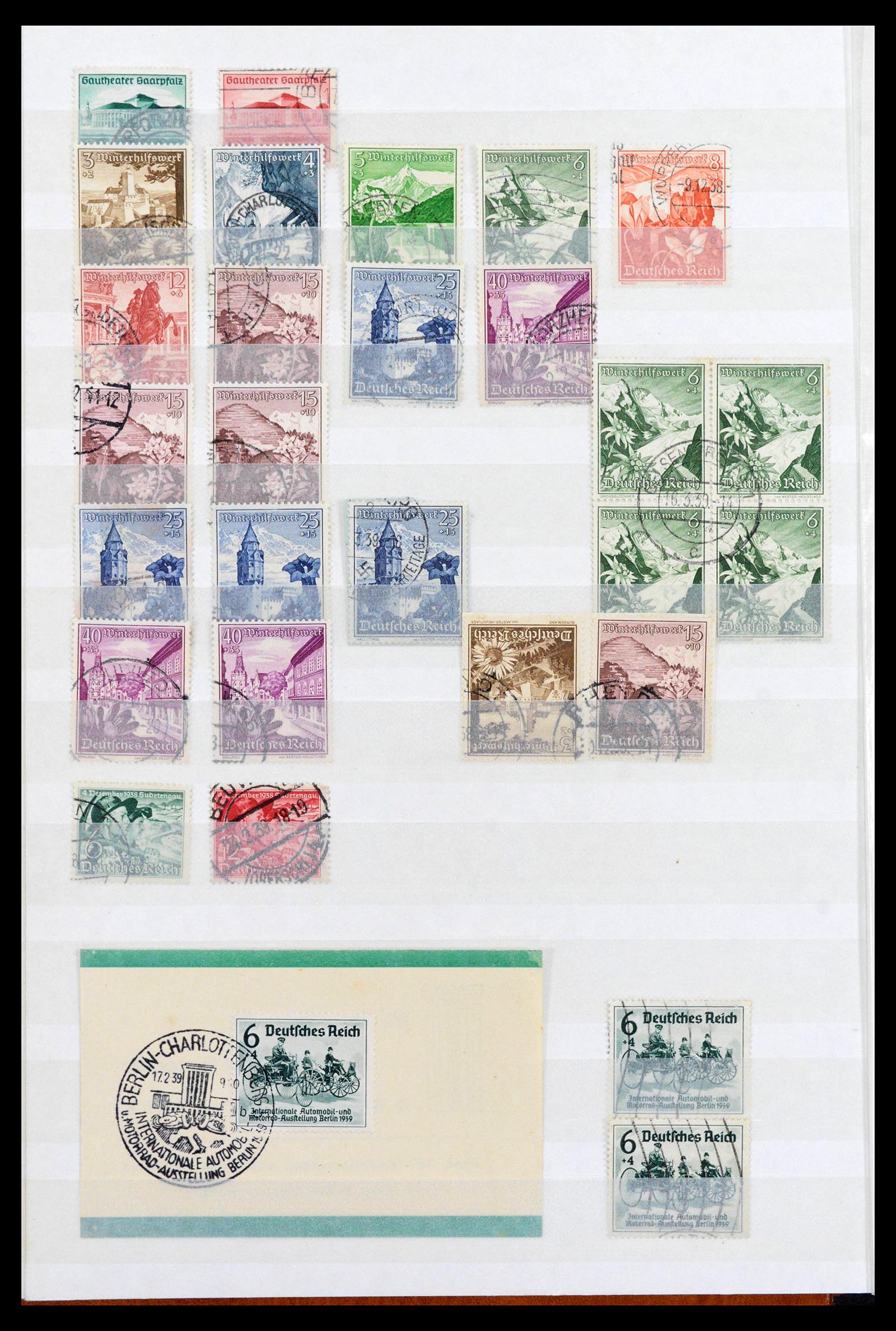 40026 0018 - Postzegelverzameling 40026 Duitse Rijk gestempeld 1872-1945.