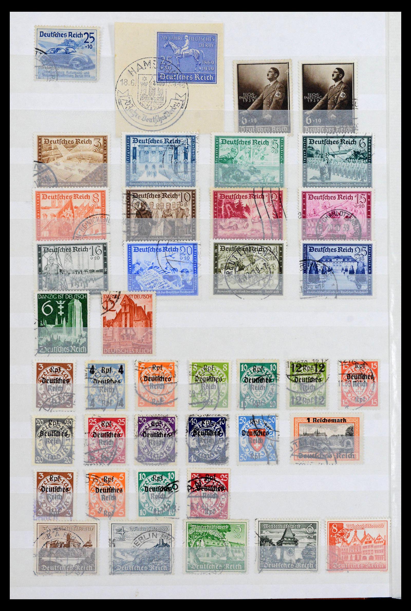 40026 0020 - Postzegelverzameling 40026 Duitse Rijk gestempeld 1872-1945.