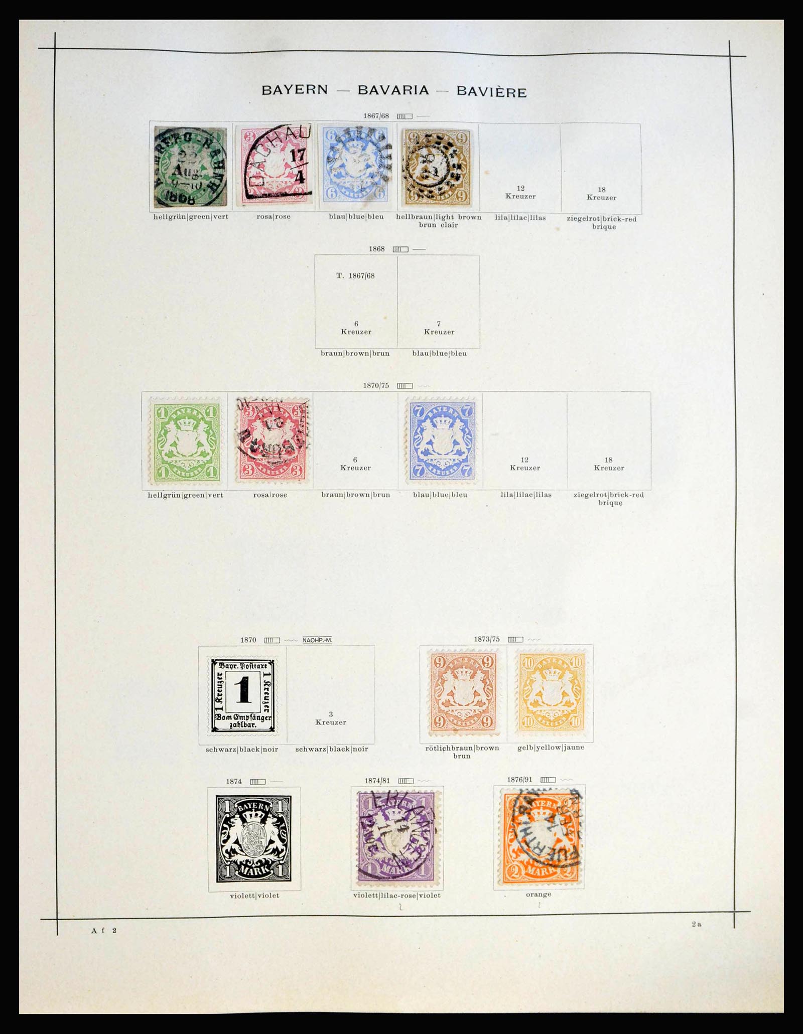 40030 0004 - Stamp collection 40030 Europe 1841-1920.