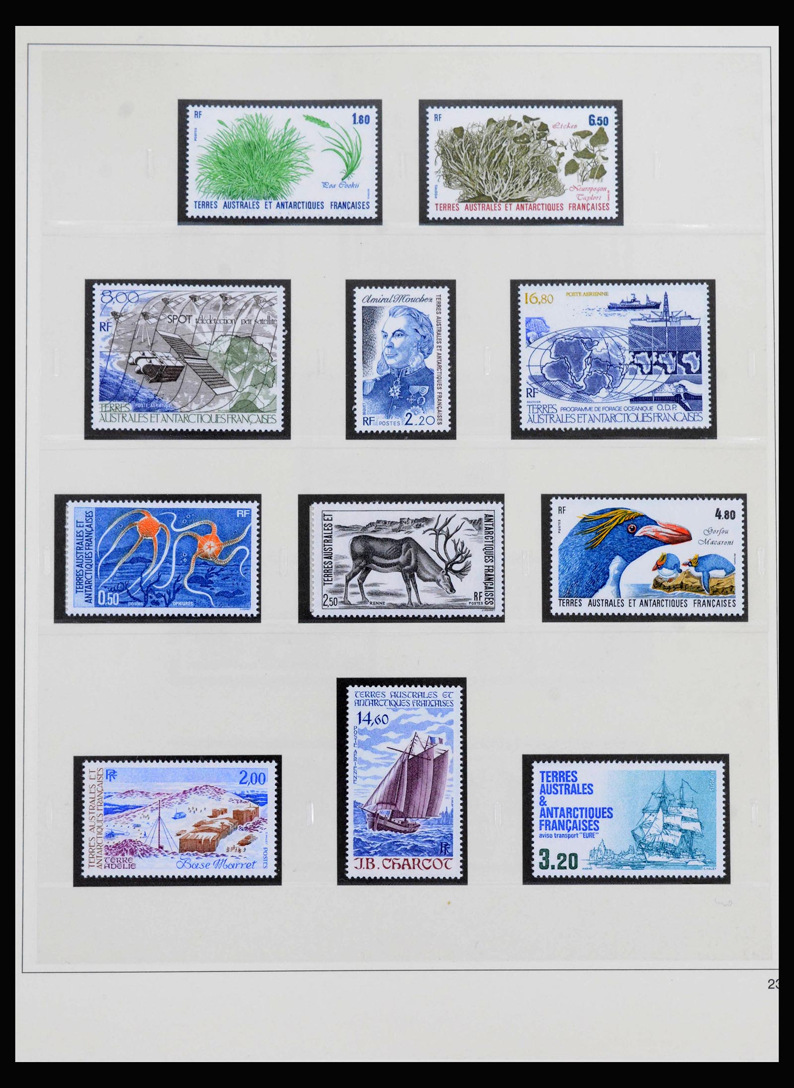 40034 0009 - Postzegelverzameling 40034 Franse koloniën 1958-2002.
