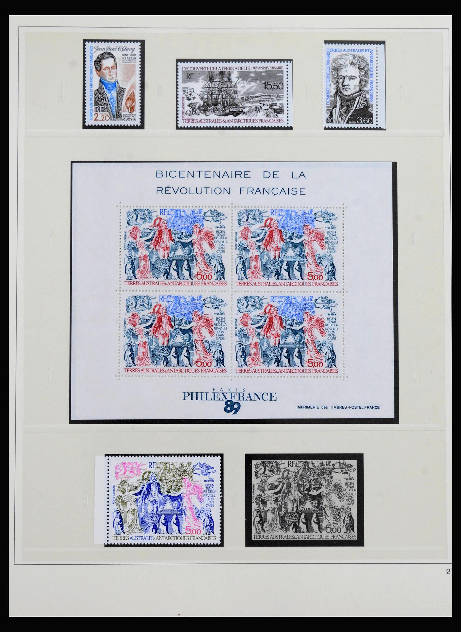 40034 0012 - Postzegelverzameling 40034 Franse koloniën 1958-2002.