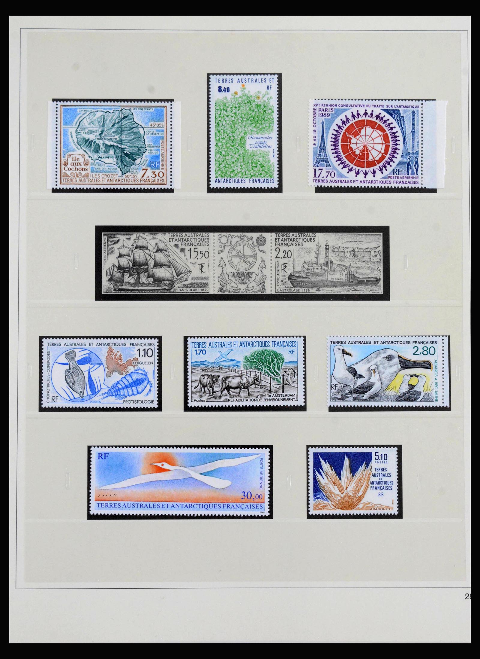 40034 0013 - Postzegelverzameling 40034 Franse koloniën 1958-2002.