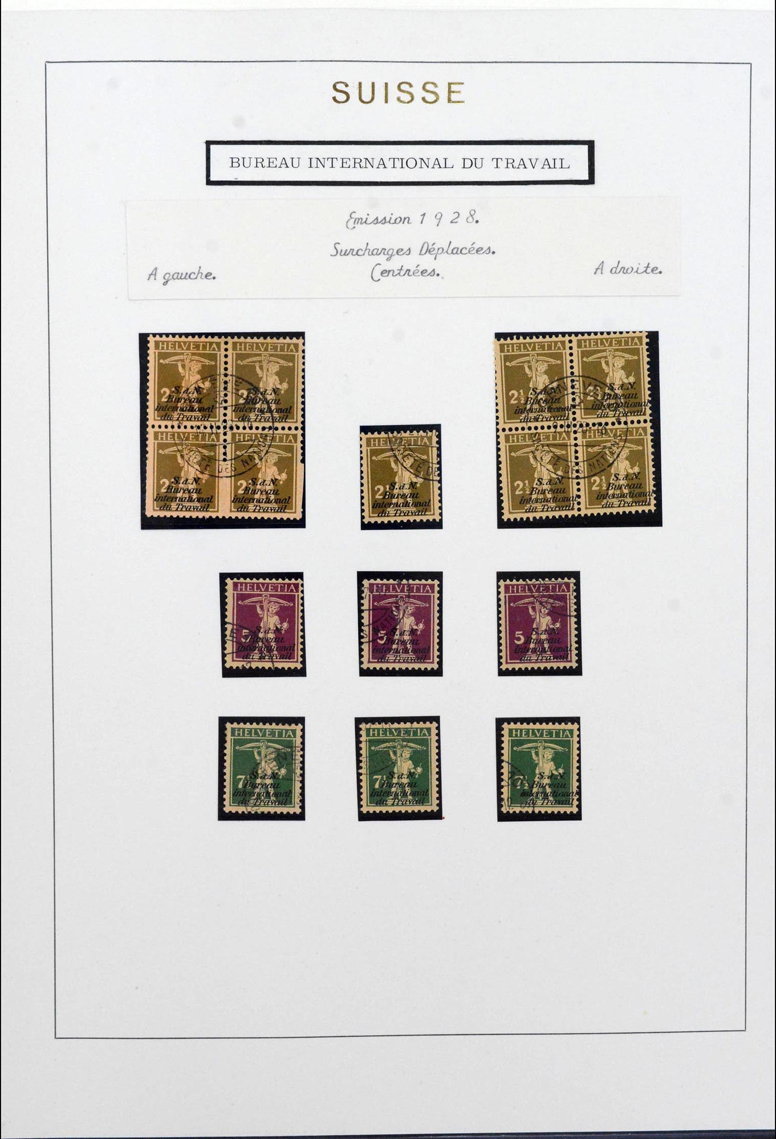40035 0008 - Stamp collection 40035 Switzerland back of the book 1923-1976.