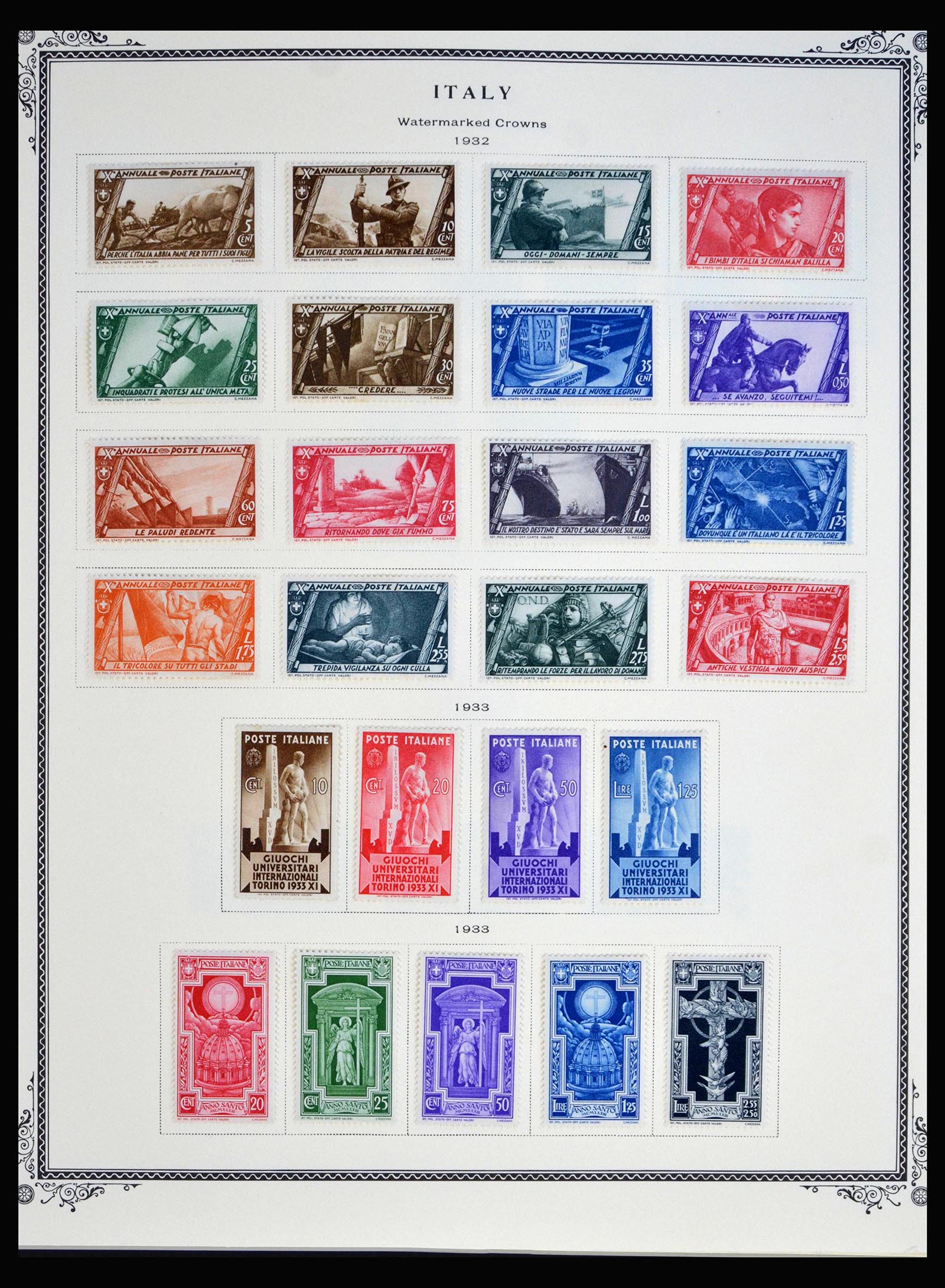 40037 0011 - Postzegelverzameling 40037 Italië en koloniën 1893-1984.