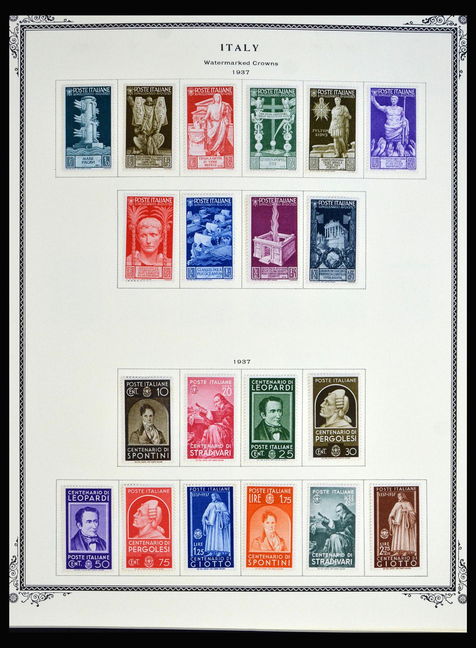 40037 0016 - Postzegelverzameling 40037 Italië en koloniën 1893-1984.