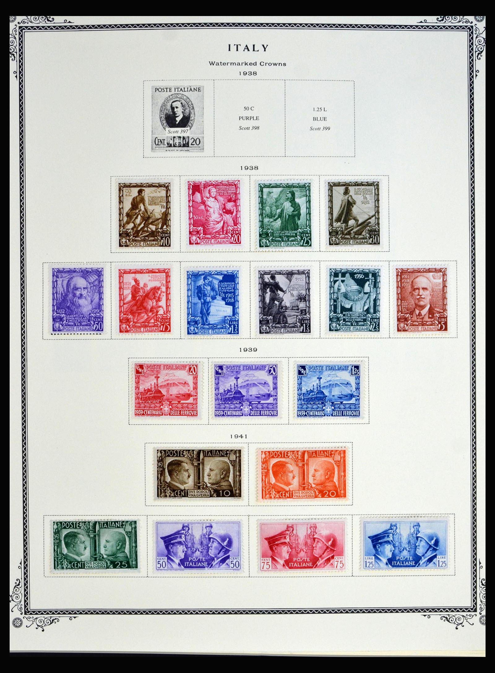 40037 0017 - Postzegelverzameling 40037 Italië en koloniën 1893-1984.