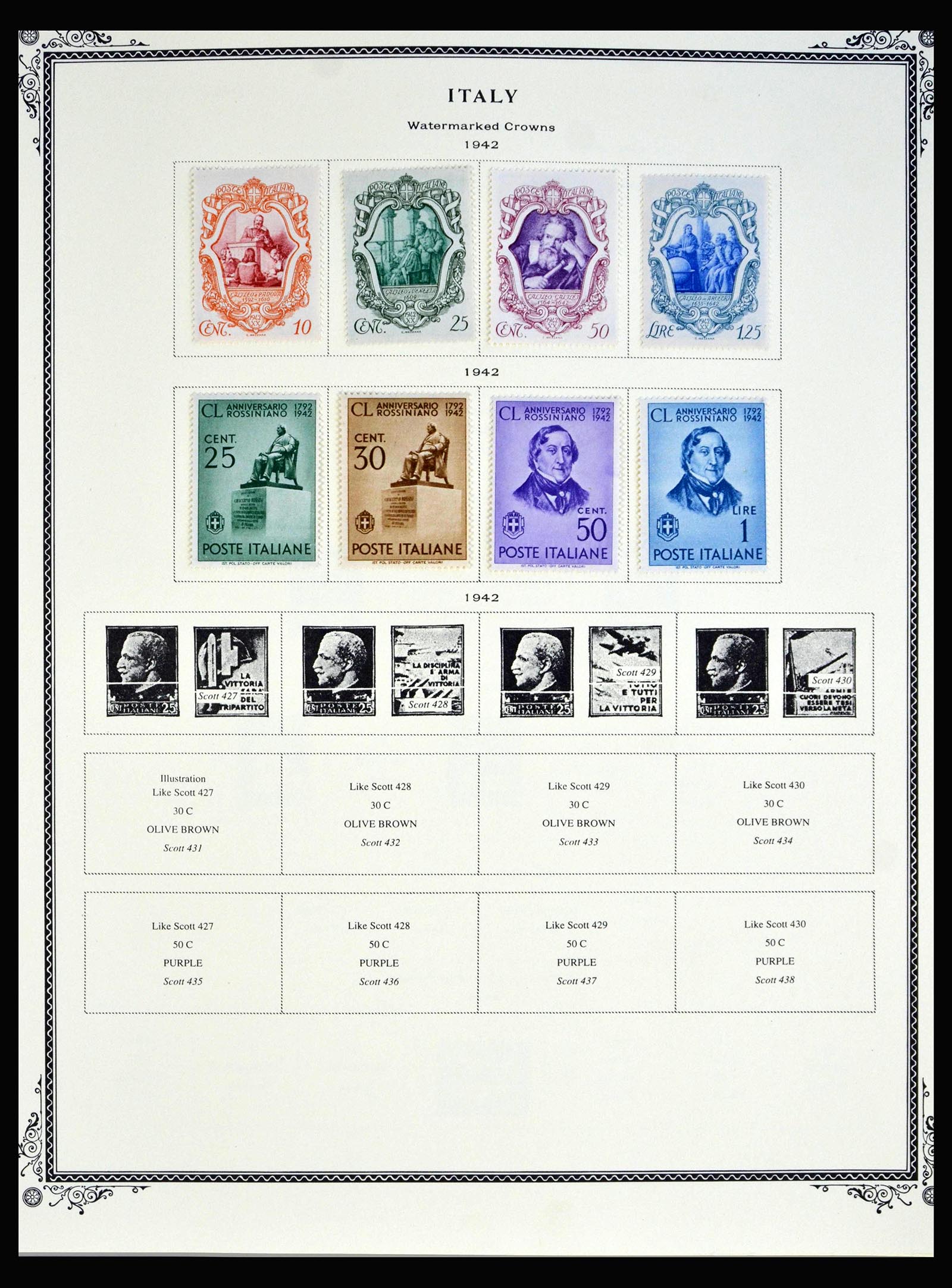 40037 0018 - Postzegelverzameling 40037 Italië en koloniën 1893-1984.